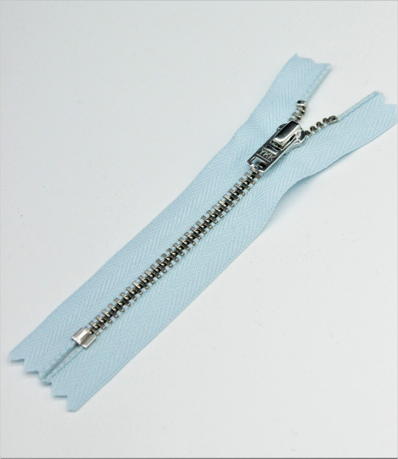 Fermoar Metalic YKK Fix 5mm, 10cm, Bleu