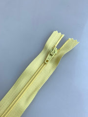 Fermoar Plastic 12cm, Galben