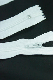 Fermoar Plastic, 3mm, Alb, 200cm