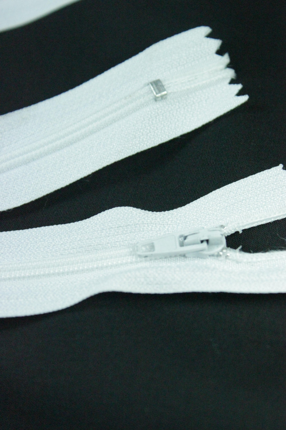 Fermoar Plastic, 3mm, Alb, 200cm