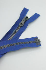 Fermoar RiRi De Plastic Injectat 5mm Detasabil, Cursor Reversibil, 69cm, Albastru
