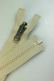 Fermoar YKK Injectat Reversibil, 60cm, 5mm, Bej