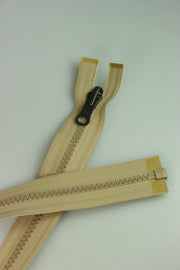 Fermoar YKK Injectat Reversibil, 63cm, 5mm, Bej