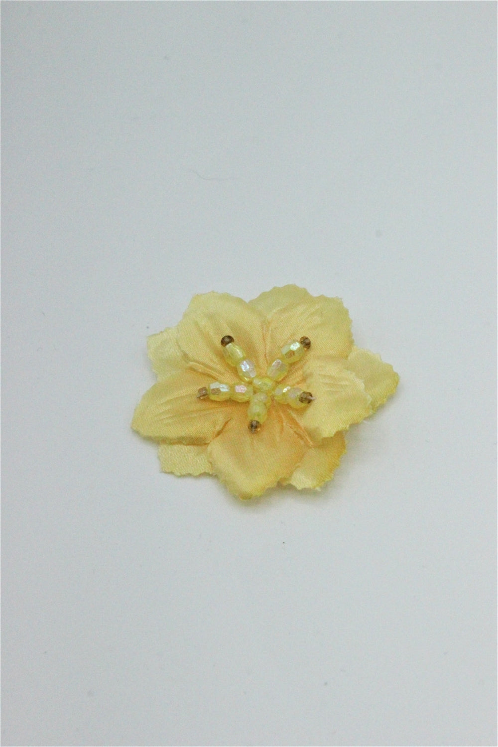 Floare Cu Margele, 5cm, Galben