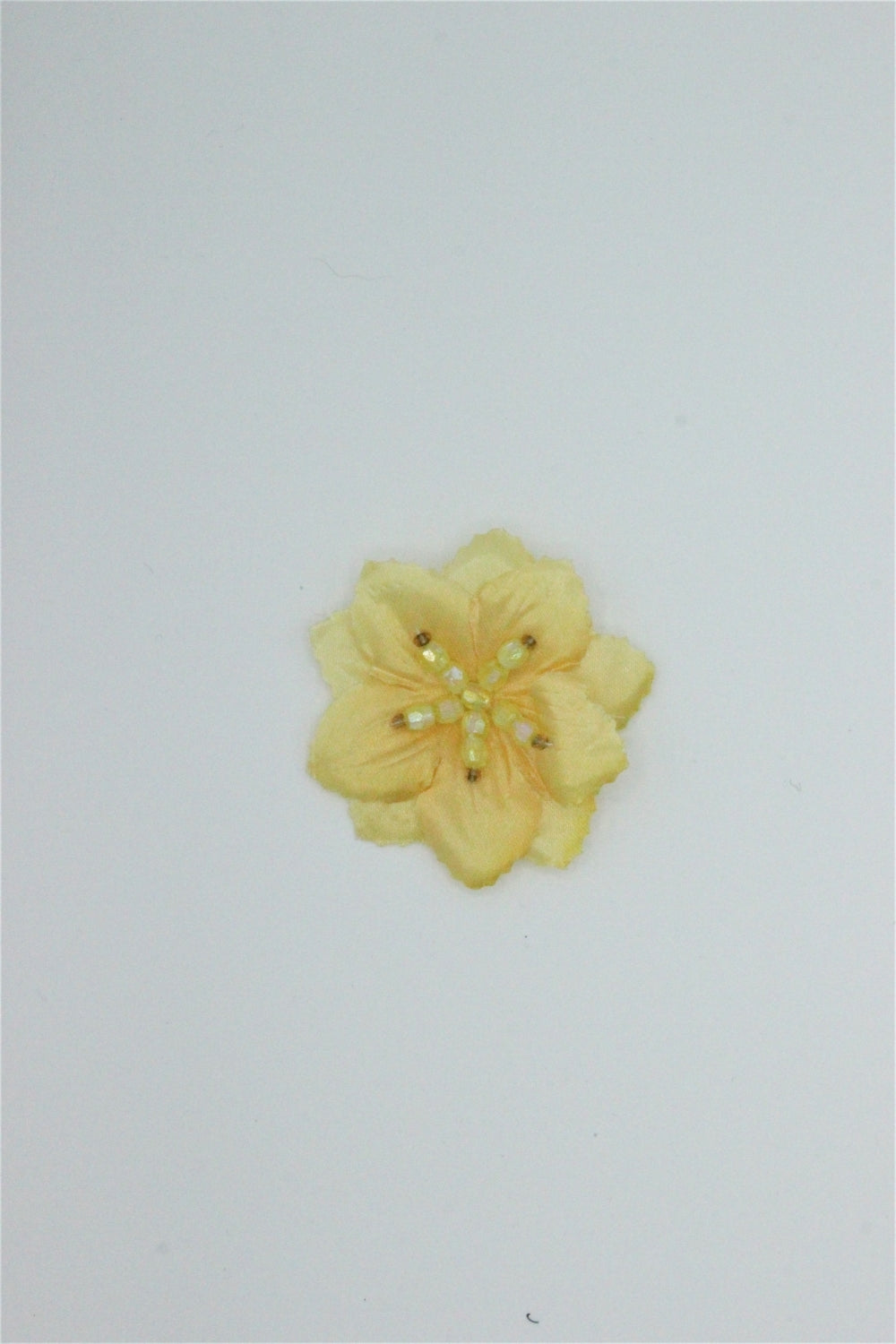 Floare Cu Margele, 5cm, Galben