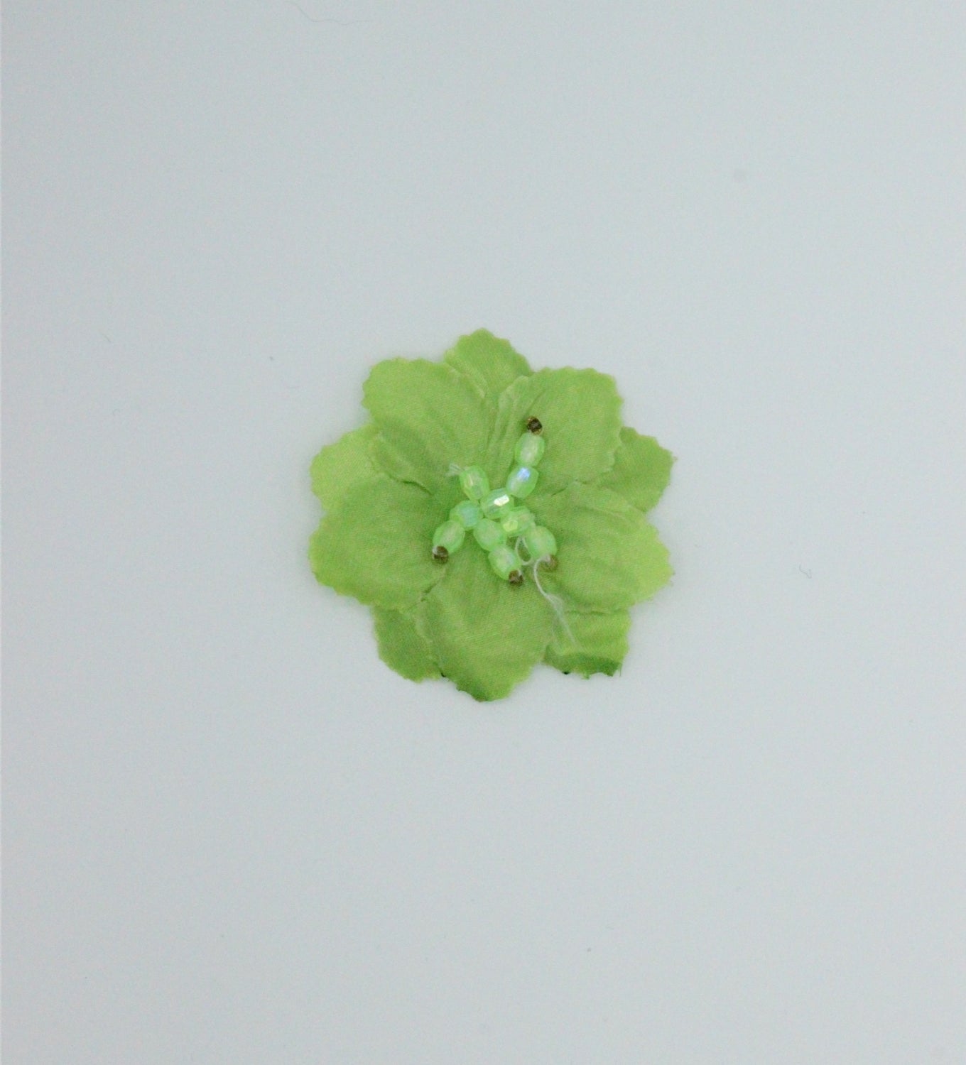 Floare Cu Margele, 5cm, Verde