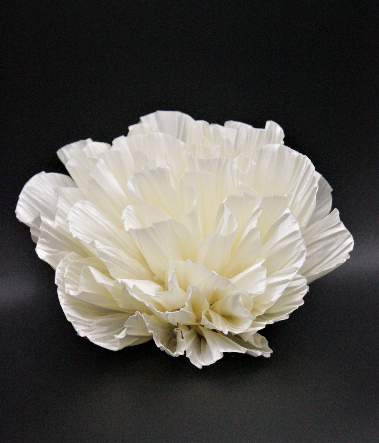 Floare Din Organza,15cm, Crem