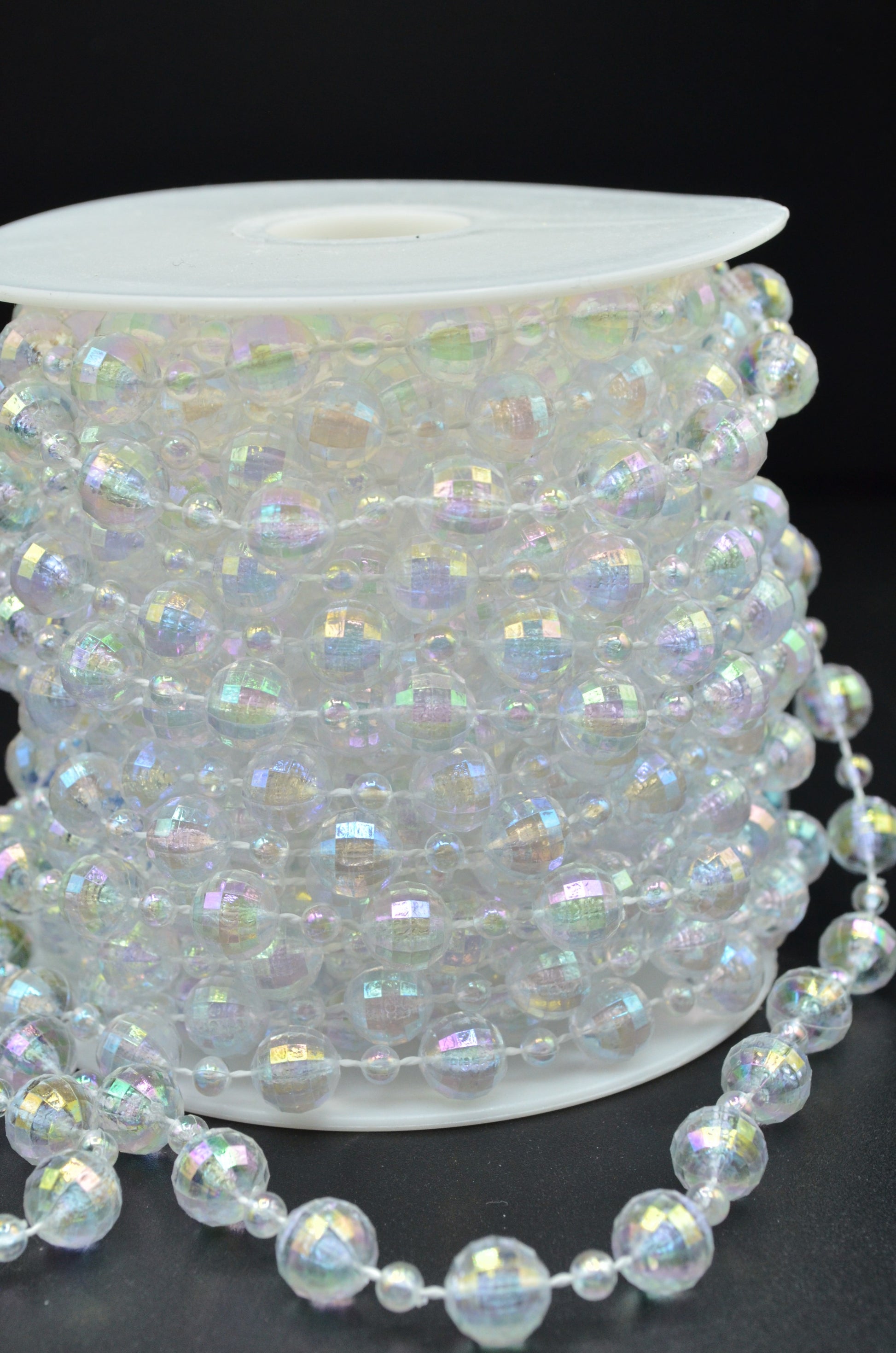 Sirag De Cristale Multicolore Din Plastic, 9mm