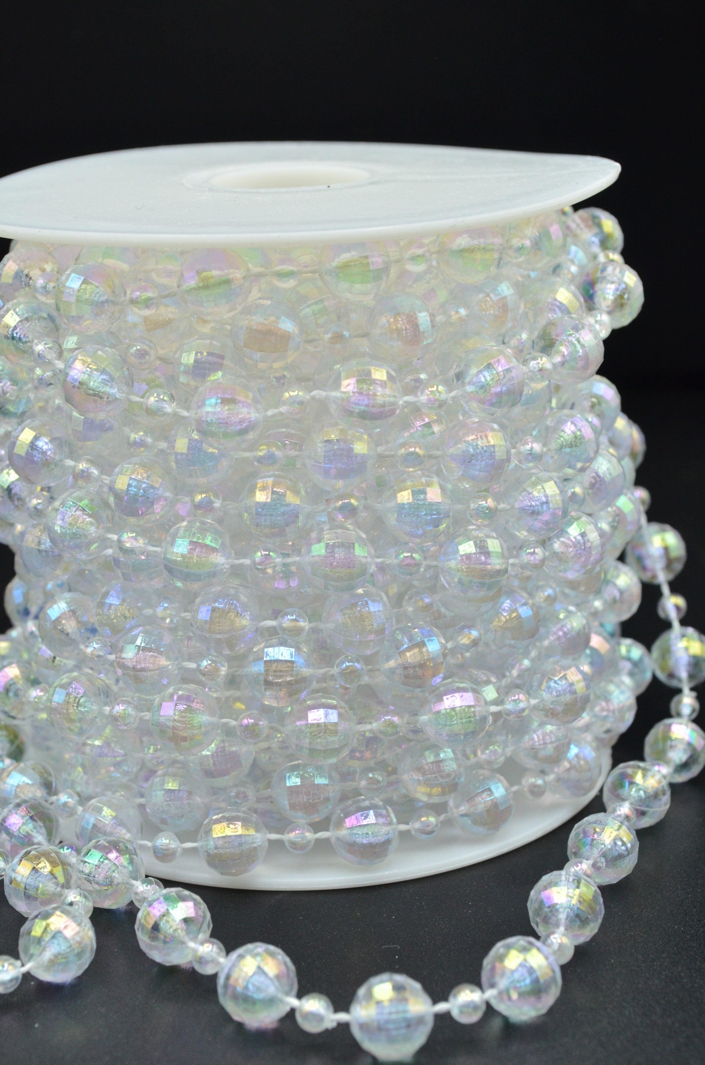 Sirag De Cristale Multicolore Din Plastic, 9mm