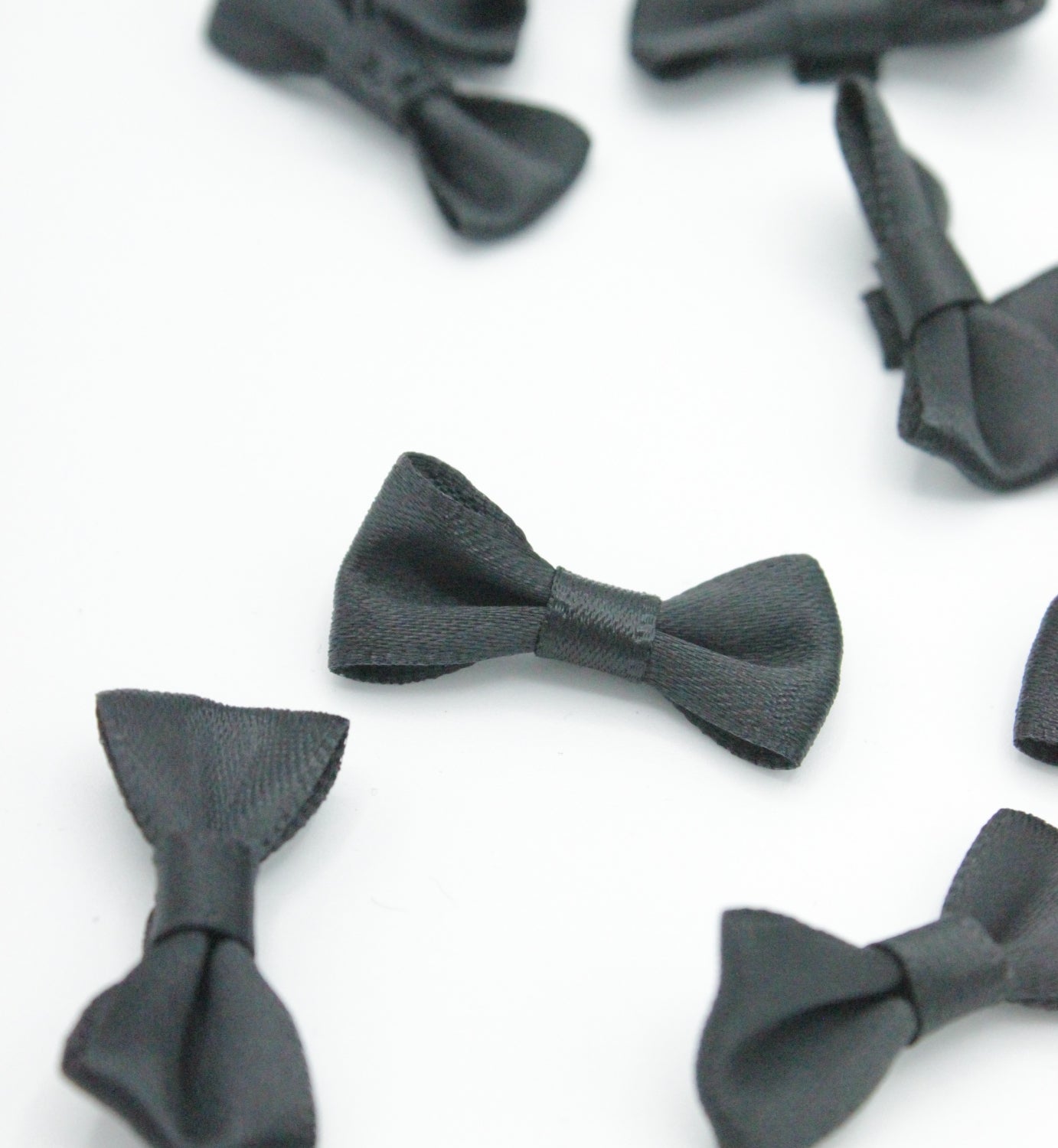 Fundita Din Saten, 30mm, Negru