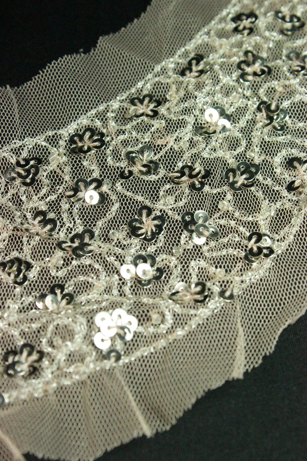 Guler Din Tull Cu Paiete Fine,Roz, 28x8cm