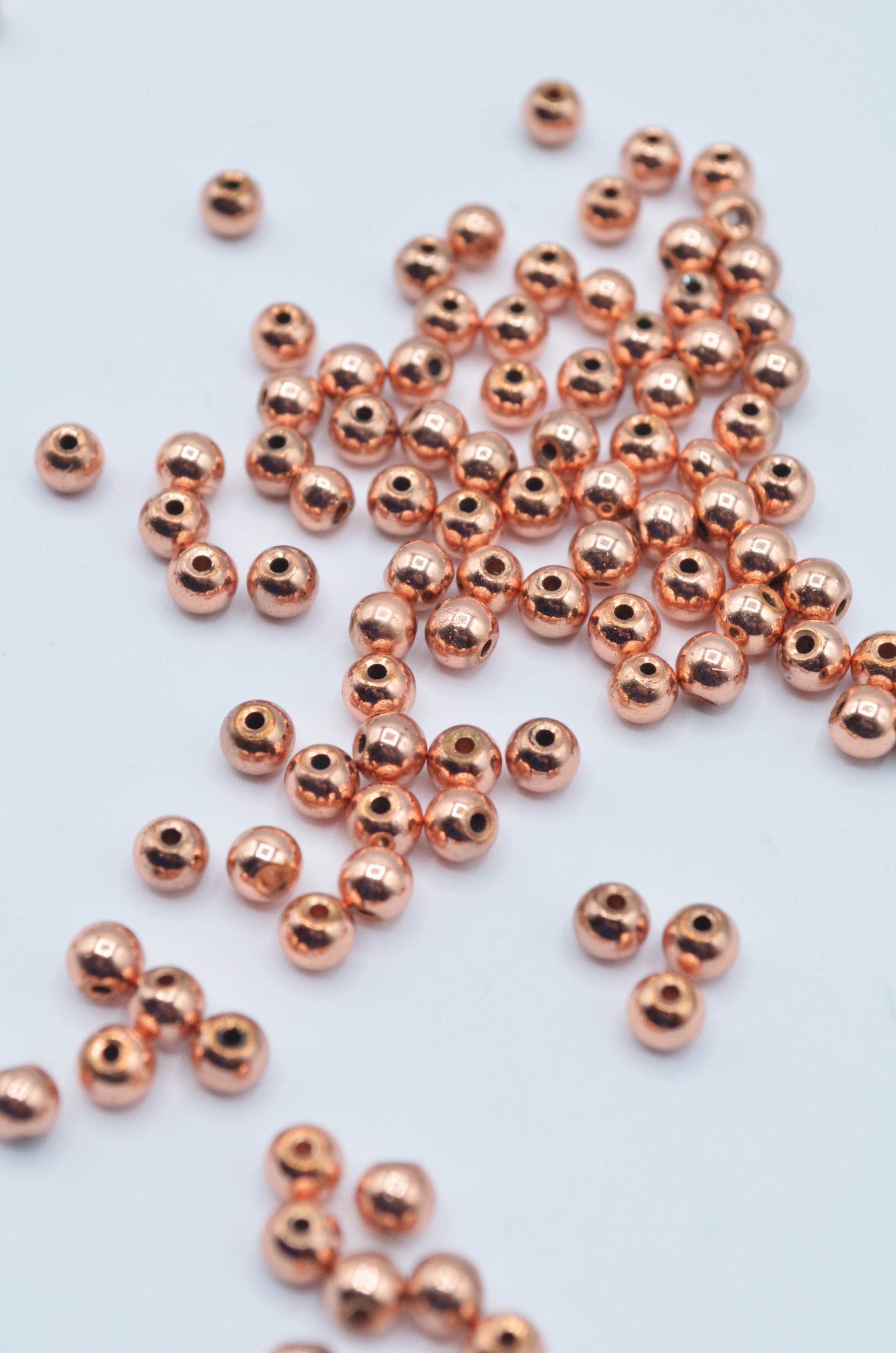 Hamatit Electroplacat 4mm,  Rose Gold