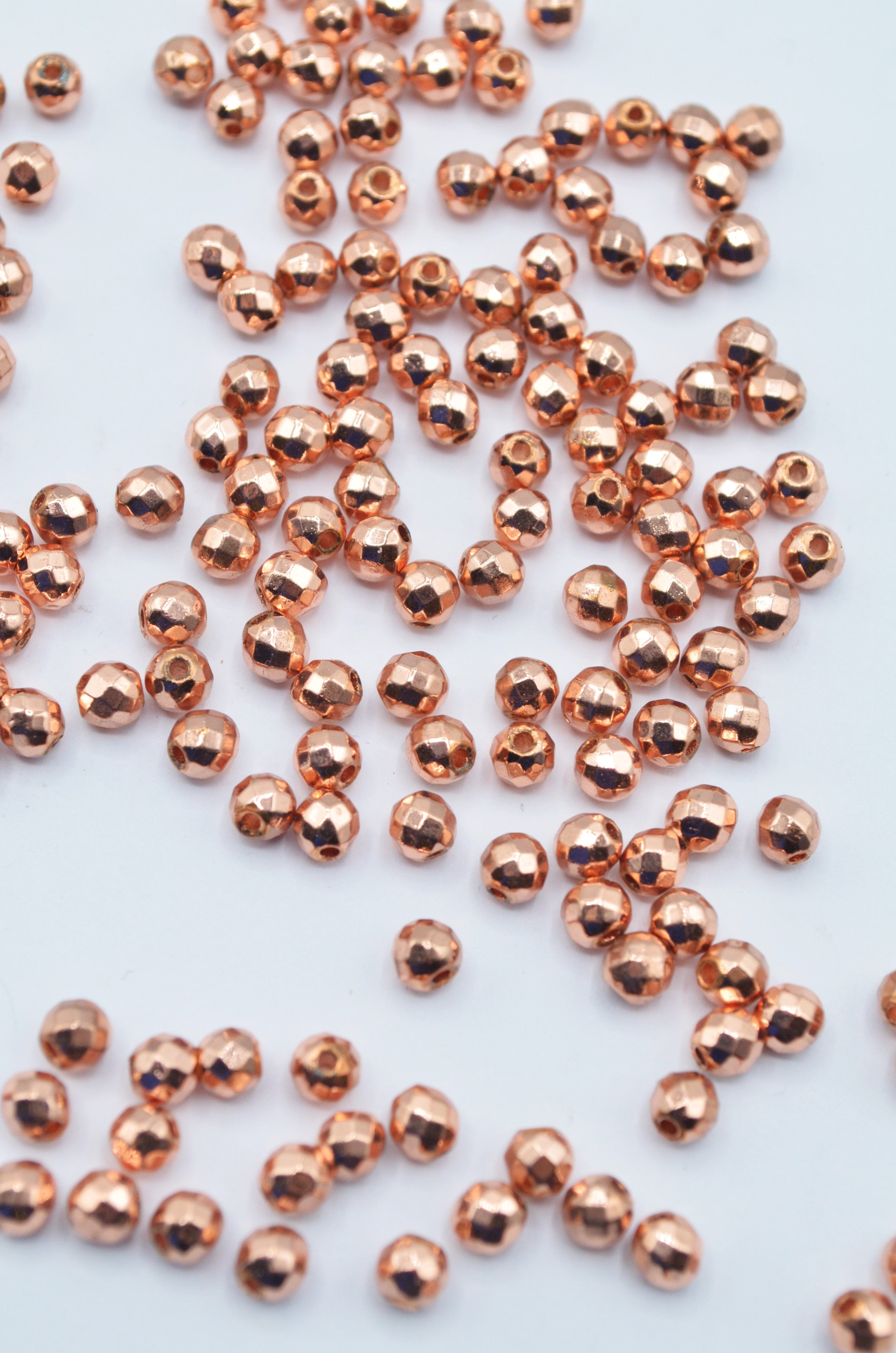 Hamatit Fatetat Electroplacat 4mm, Rose Gold