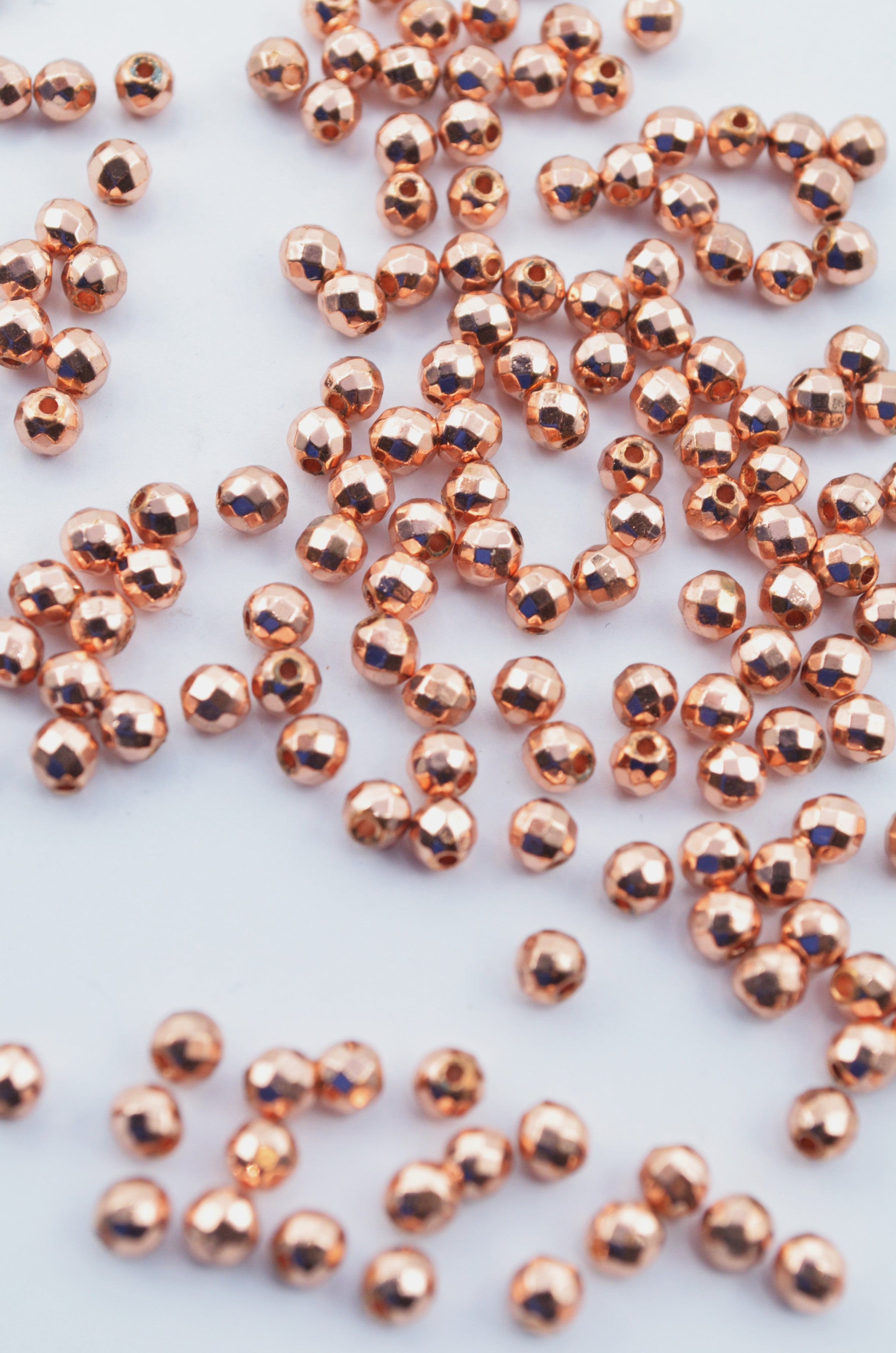 Hamatit Fatetat Electroplacat 4mm, Rose Gold