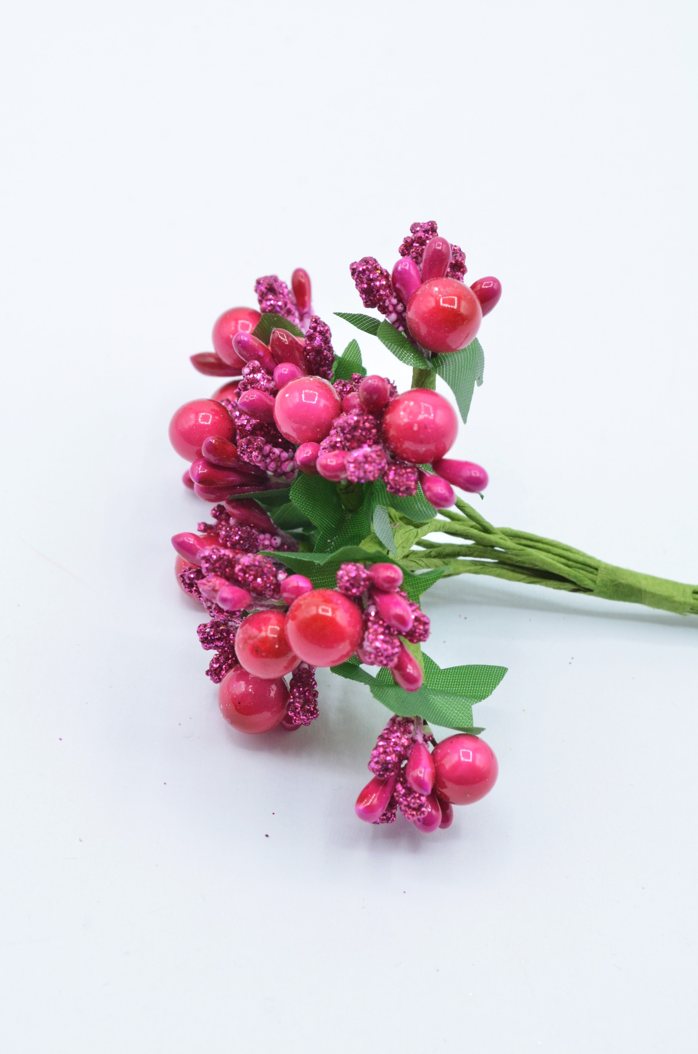 Stamina Cu Bobite mari (12 fire/Buchet) Fucsia