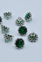 Nasturi Metalici Cu Pietre 12mm