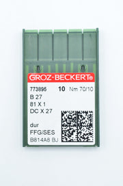 Ace Industriale GROZ-BECKERT Pentru Triploc, B 27, 70/10, (10Buc/Set)