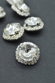 Nasturi Metalici Cu Pietre, 20mm
