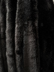 Blana Artificiala Cu Fir Scurt Neagra