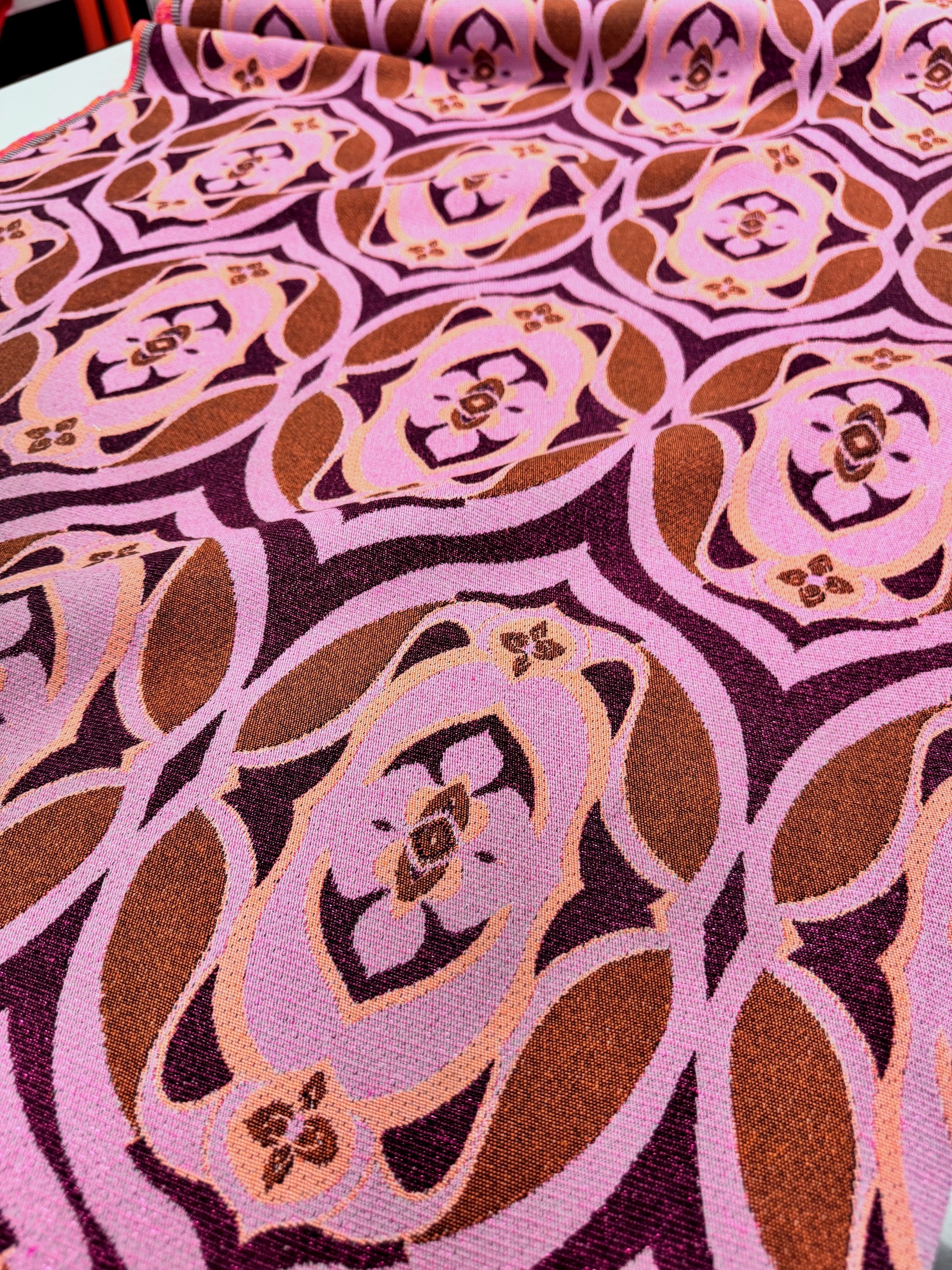 Jacquard Cu Fir Lame