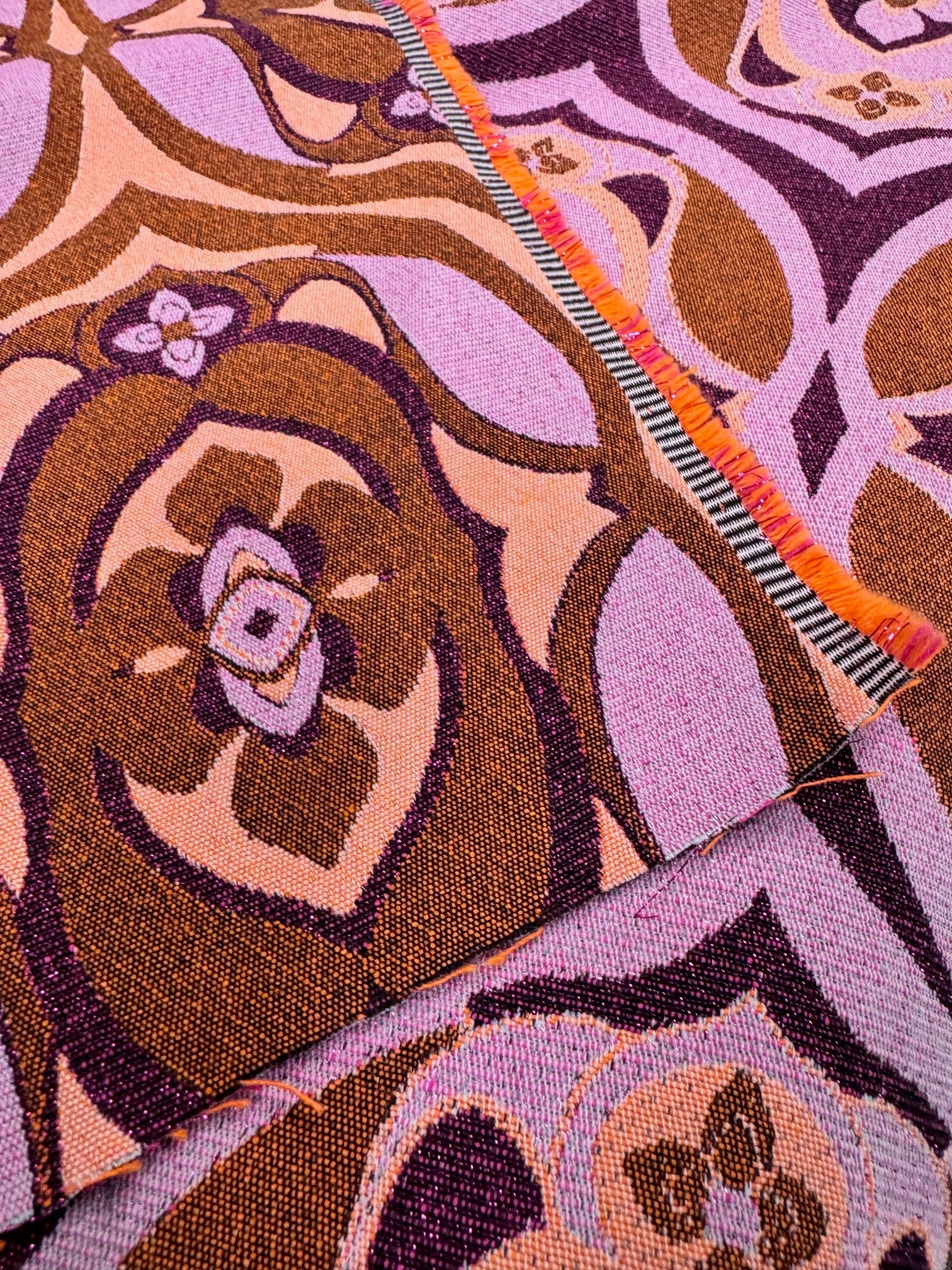 Jacquard Cu Fir Lame