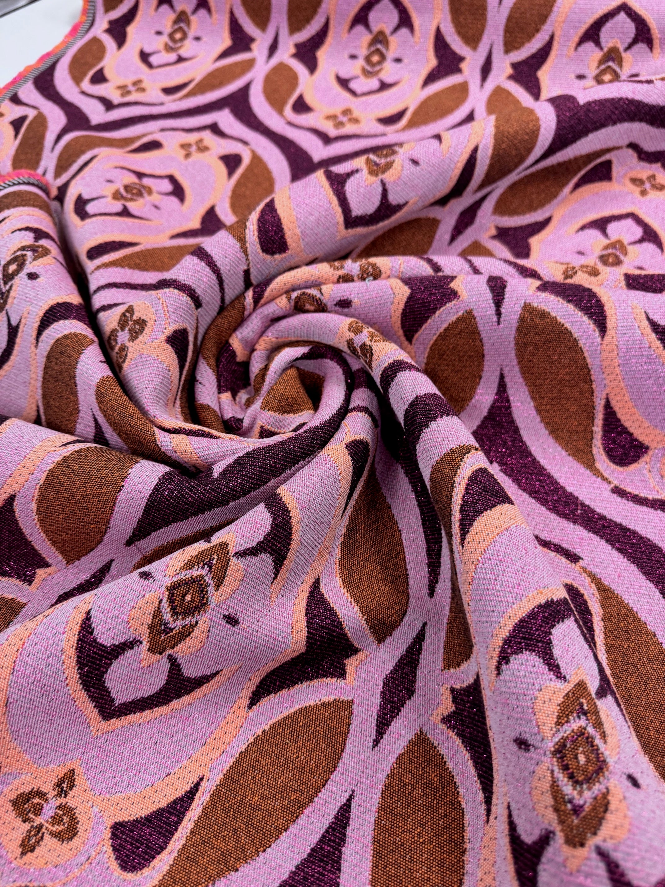 Jacquard Cu Fir Lame