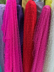 Tull Elastic Cu Perle 