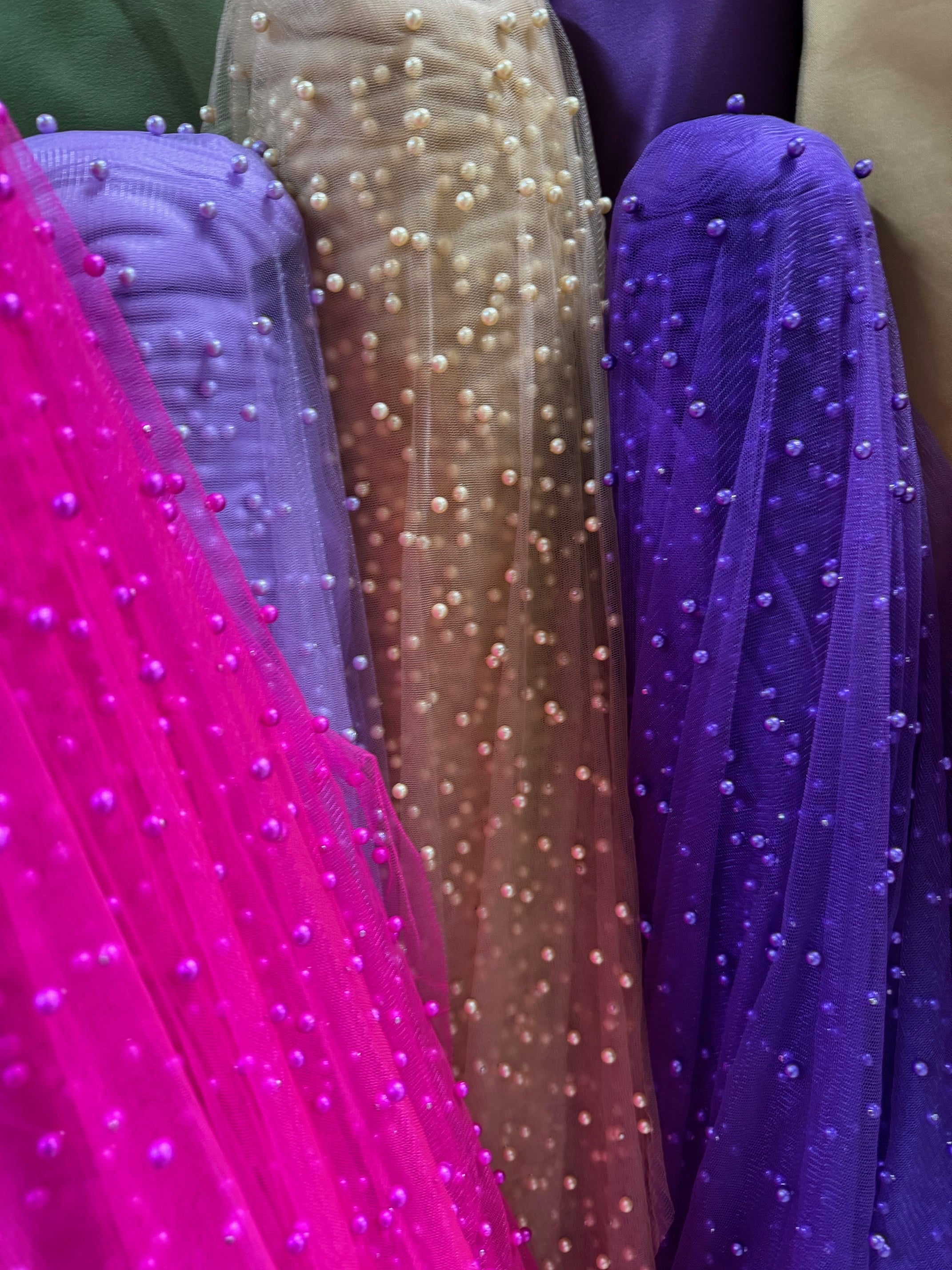 Tull Elastic Cu Perle 