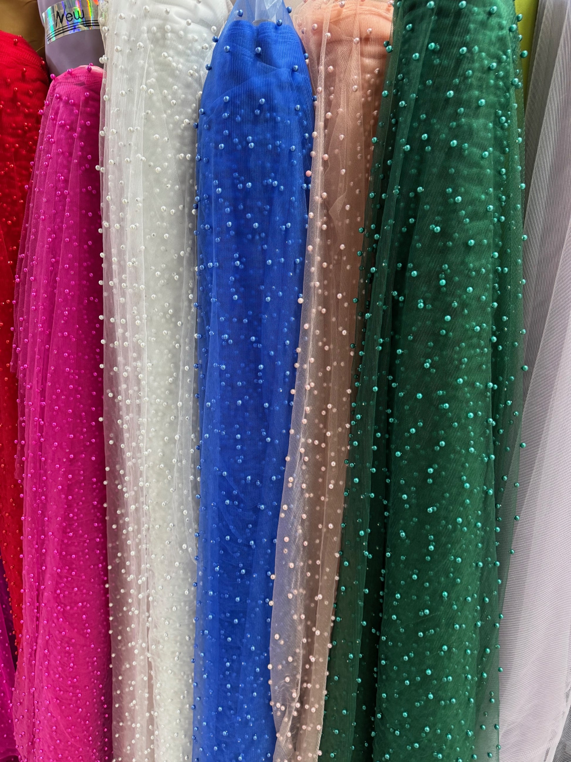 Tull Elastic Cu Perle 