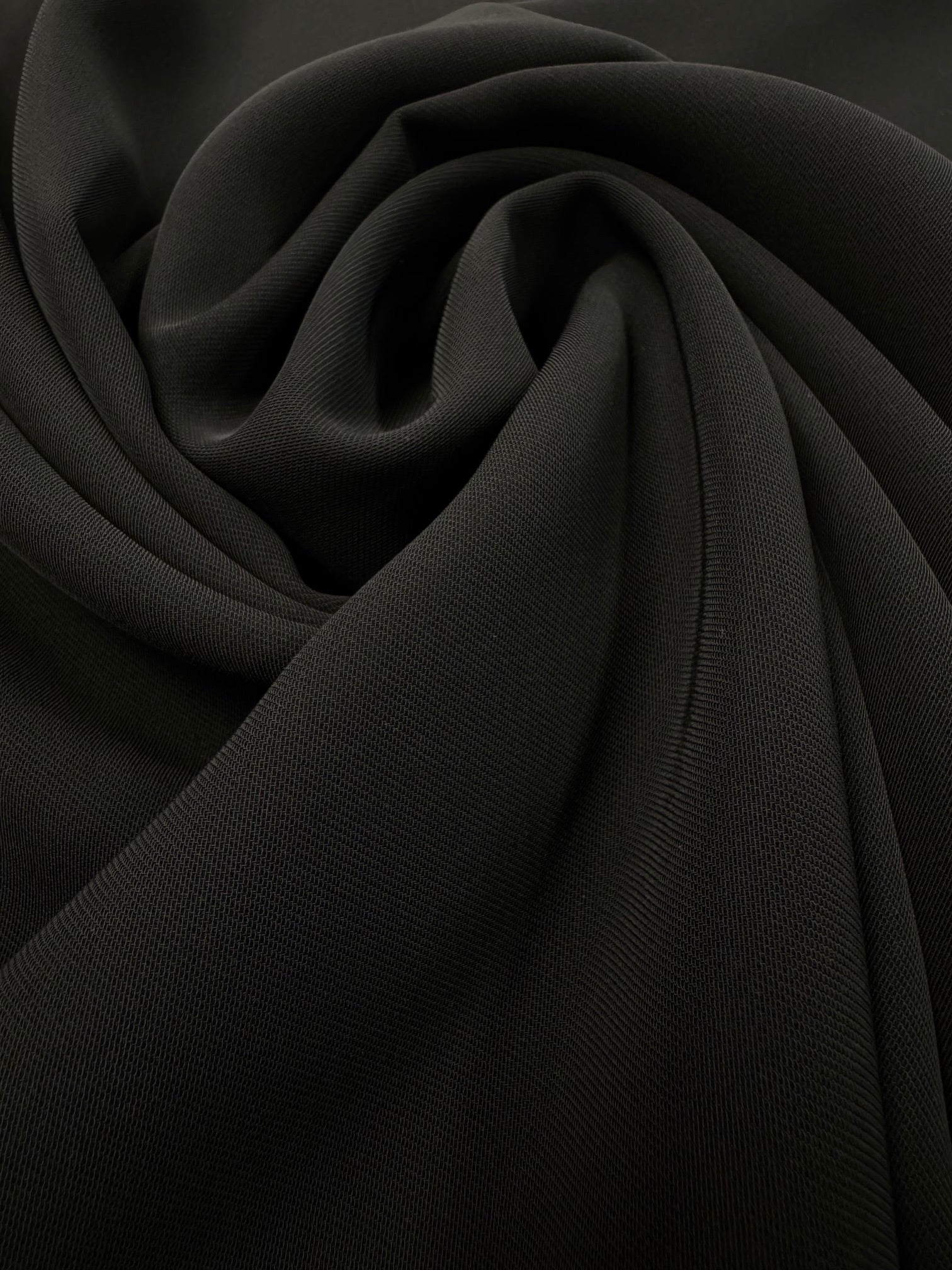 Triplu Voal Elastic Negru