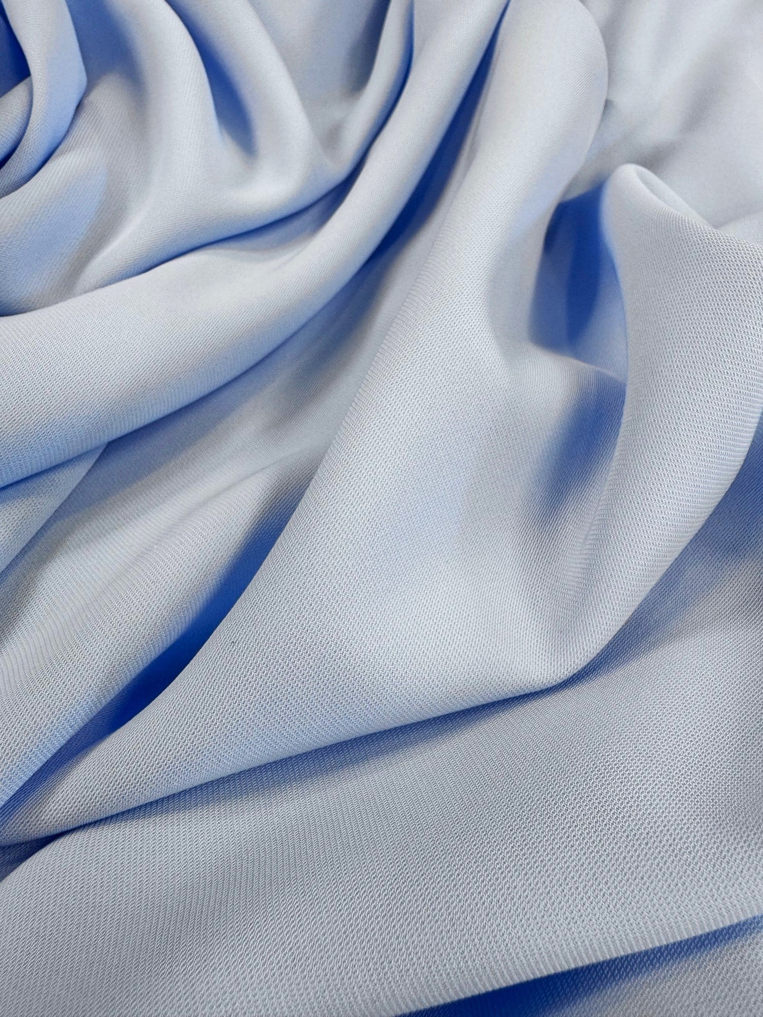 Triplu Voal Elastic Bleu