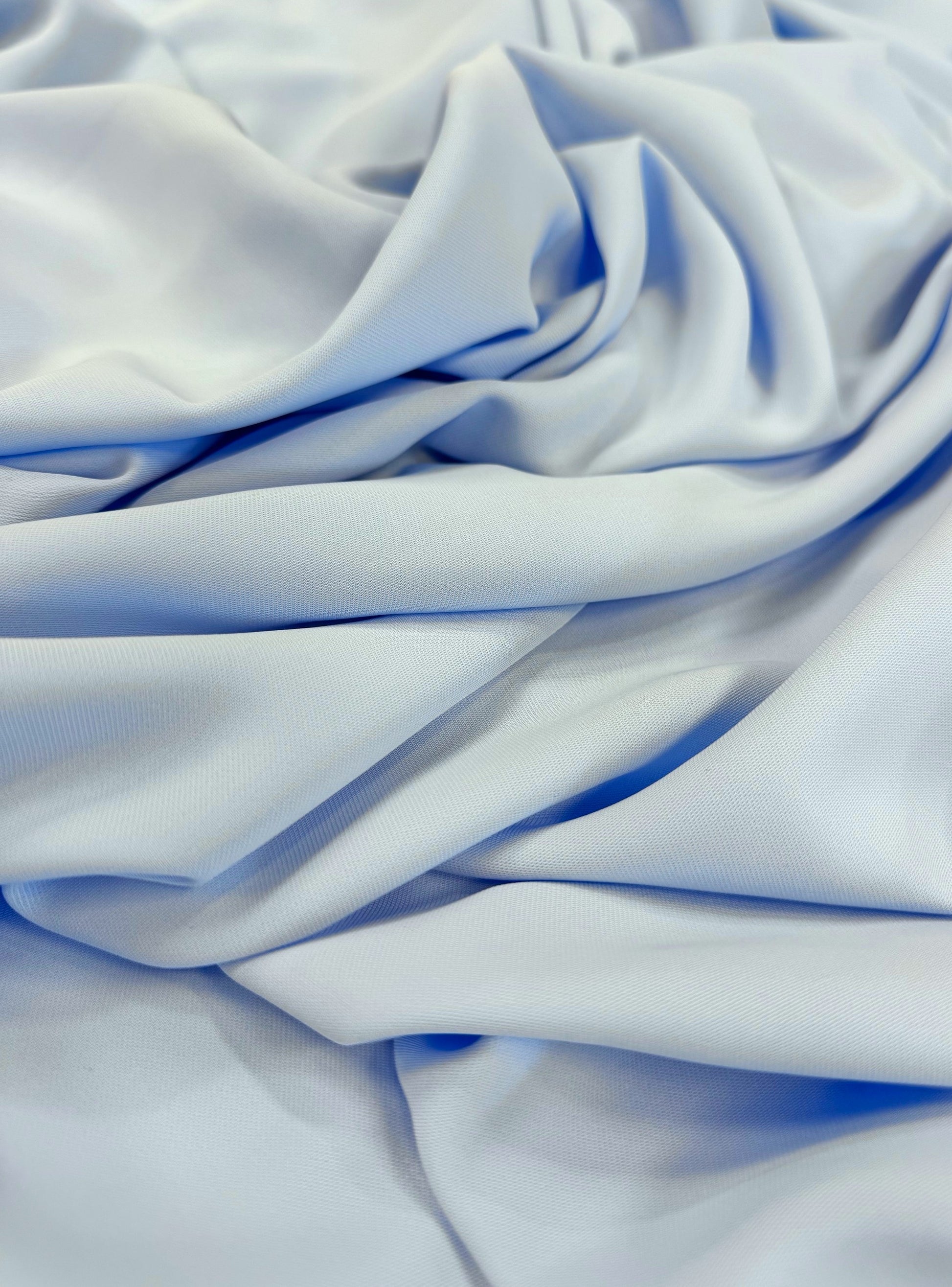 Triplu Voal Elastic Bleu