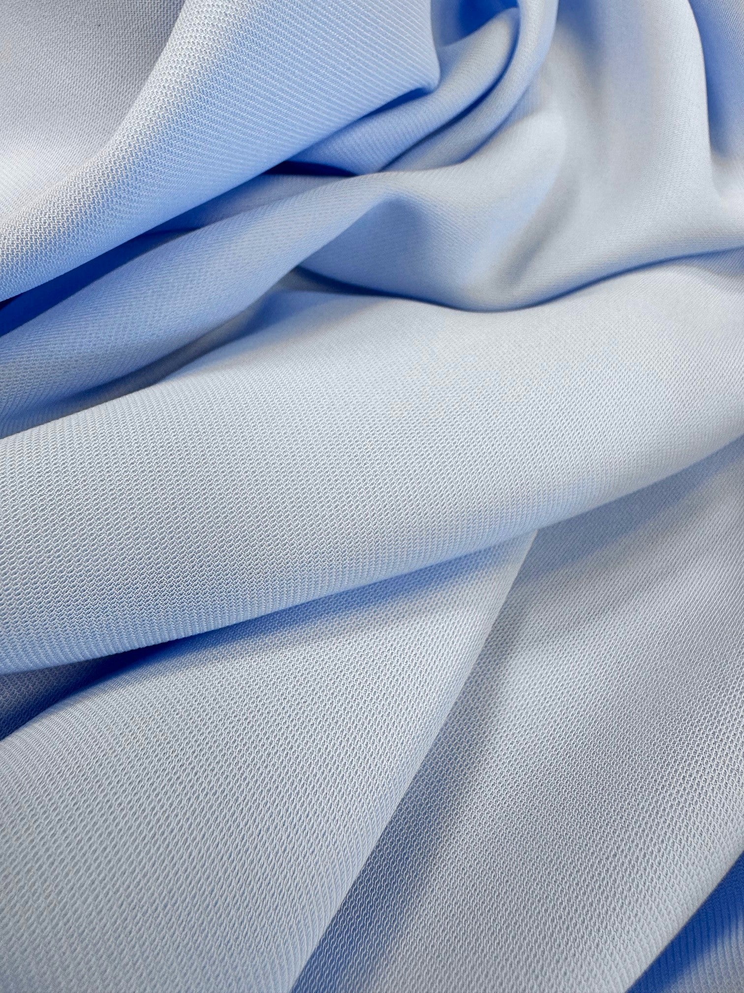 Triplu Voal Elastic Bleu