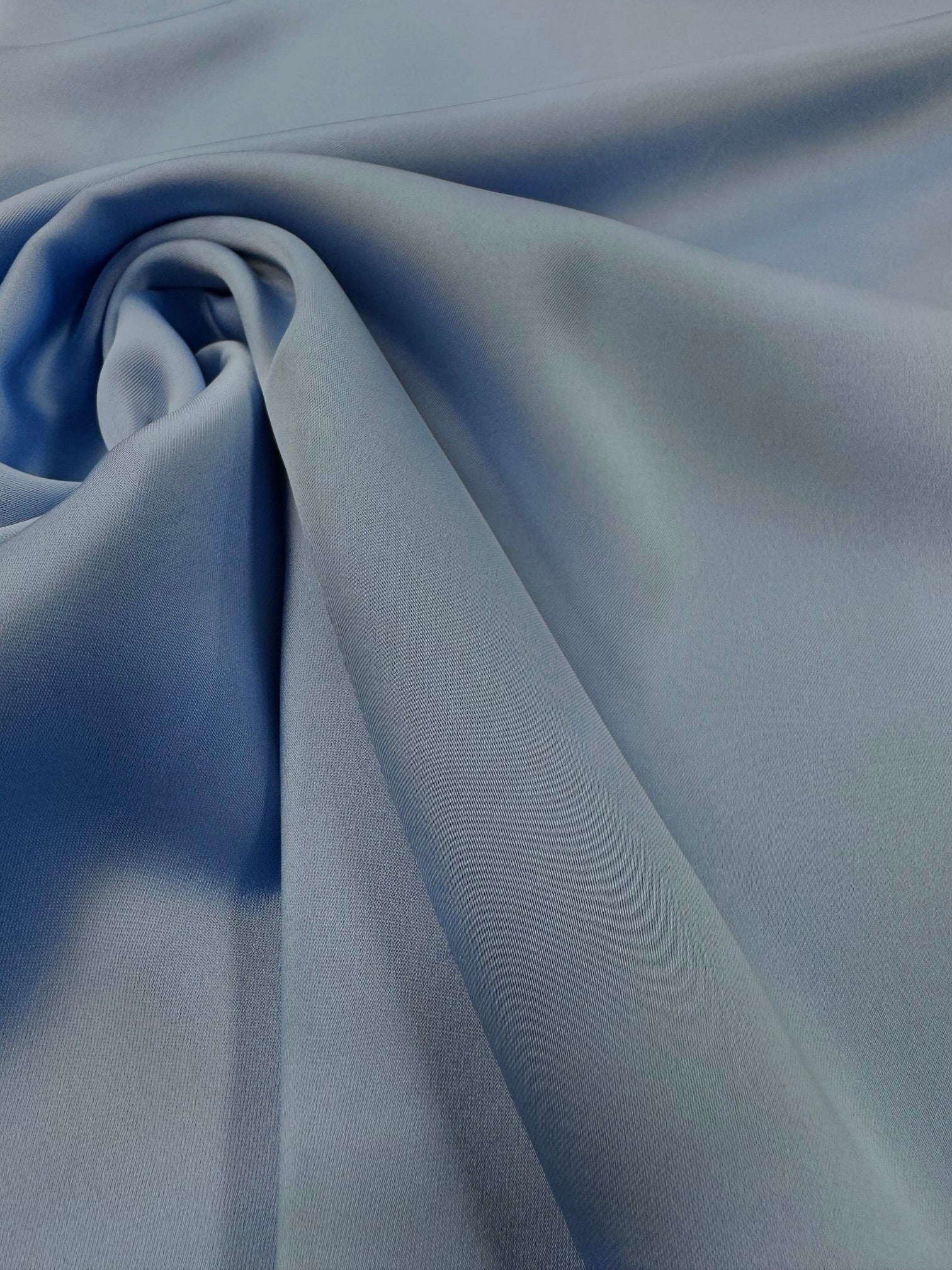 Matase Elastica Dublu Satinata. Bleu