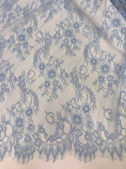 Dantela Tip Chantilly 300 x 150m, Bleu