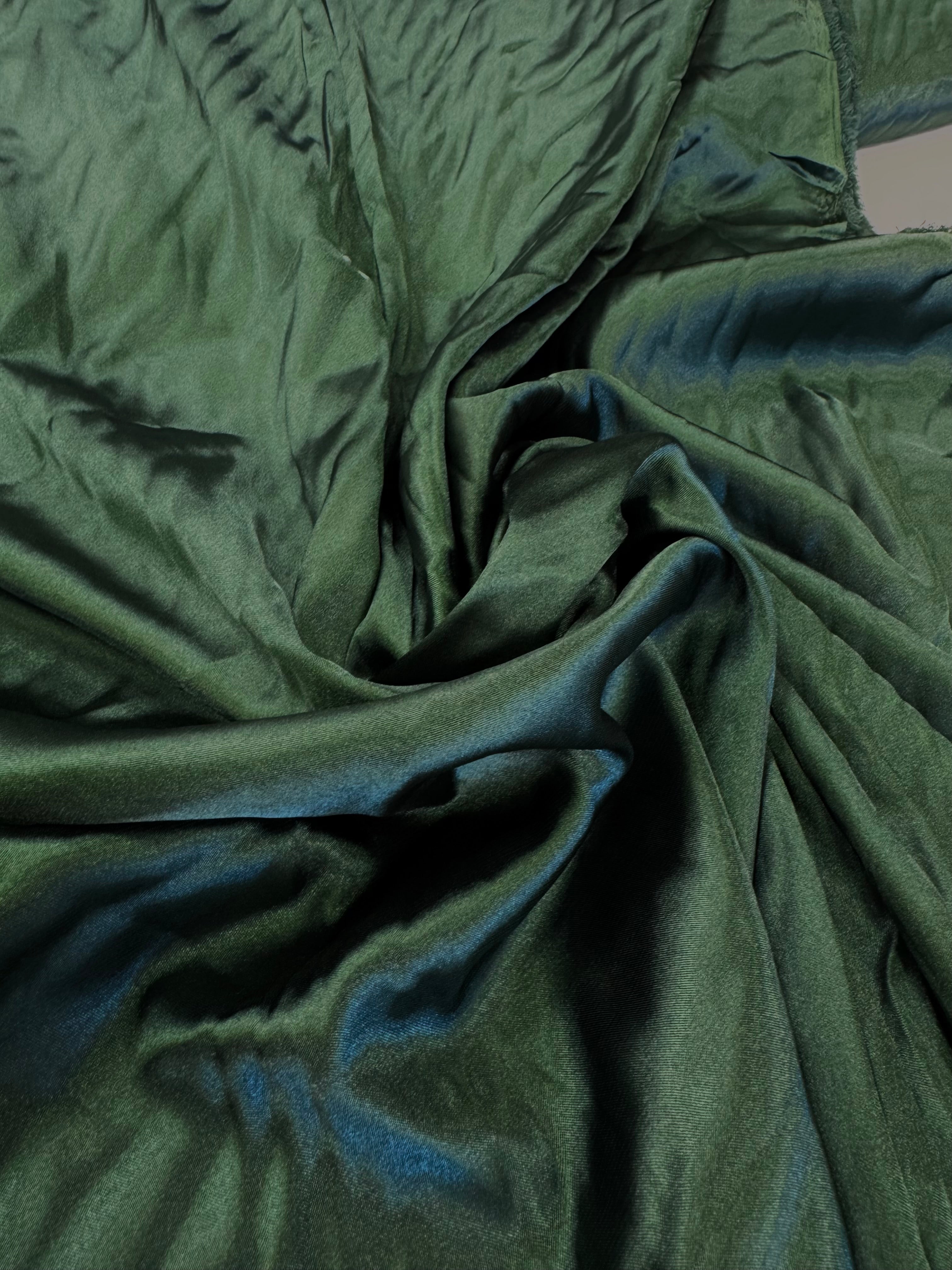 Saten Elastic, Verde Inchis