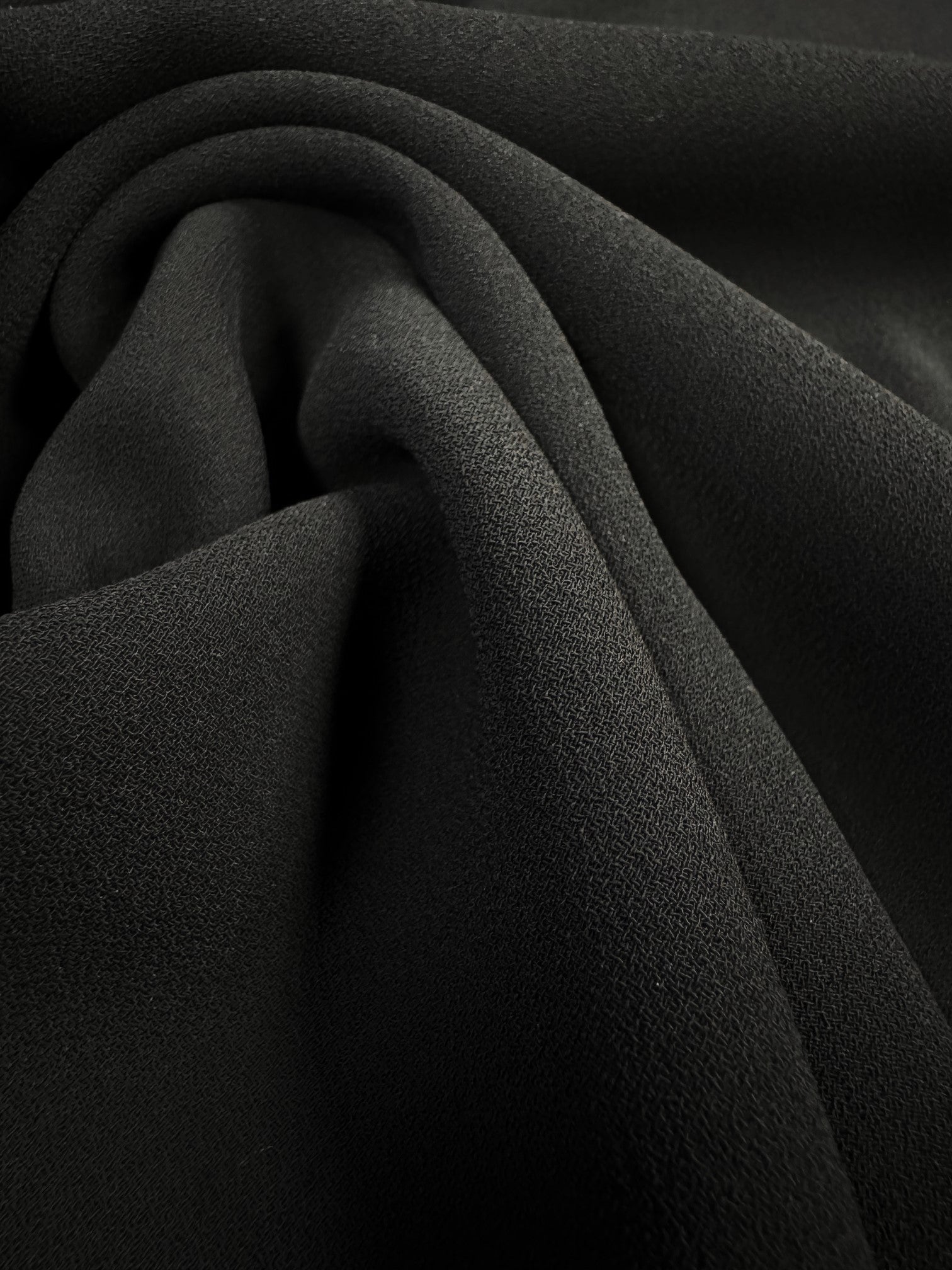 Triplu Voal Usor Elastic, Negru