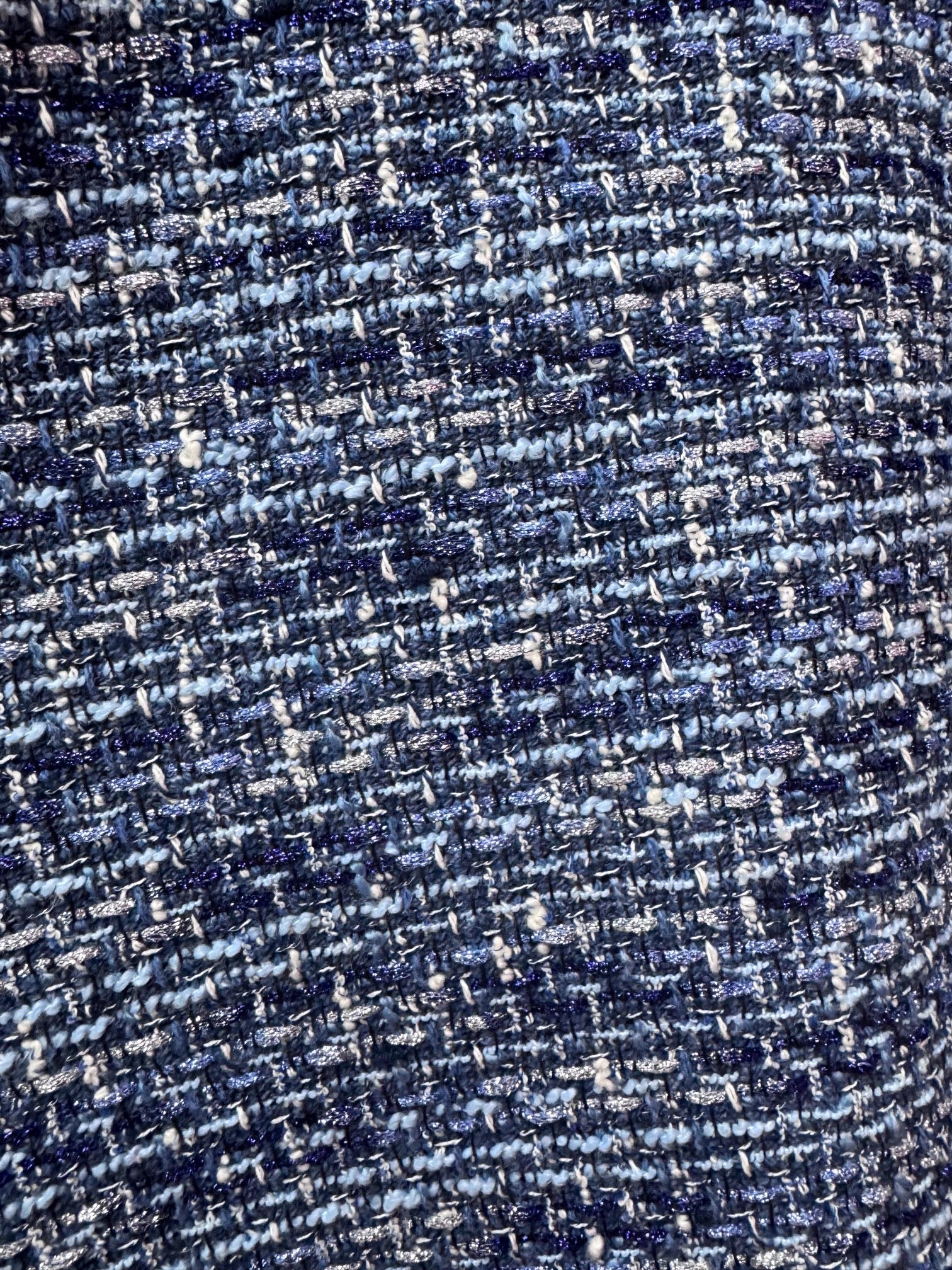 Stofa Tweed Cu Fir Lurex