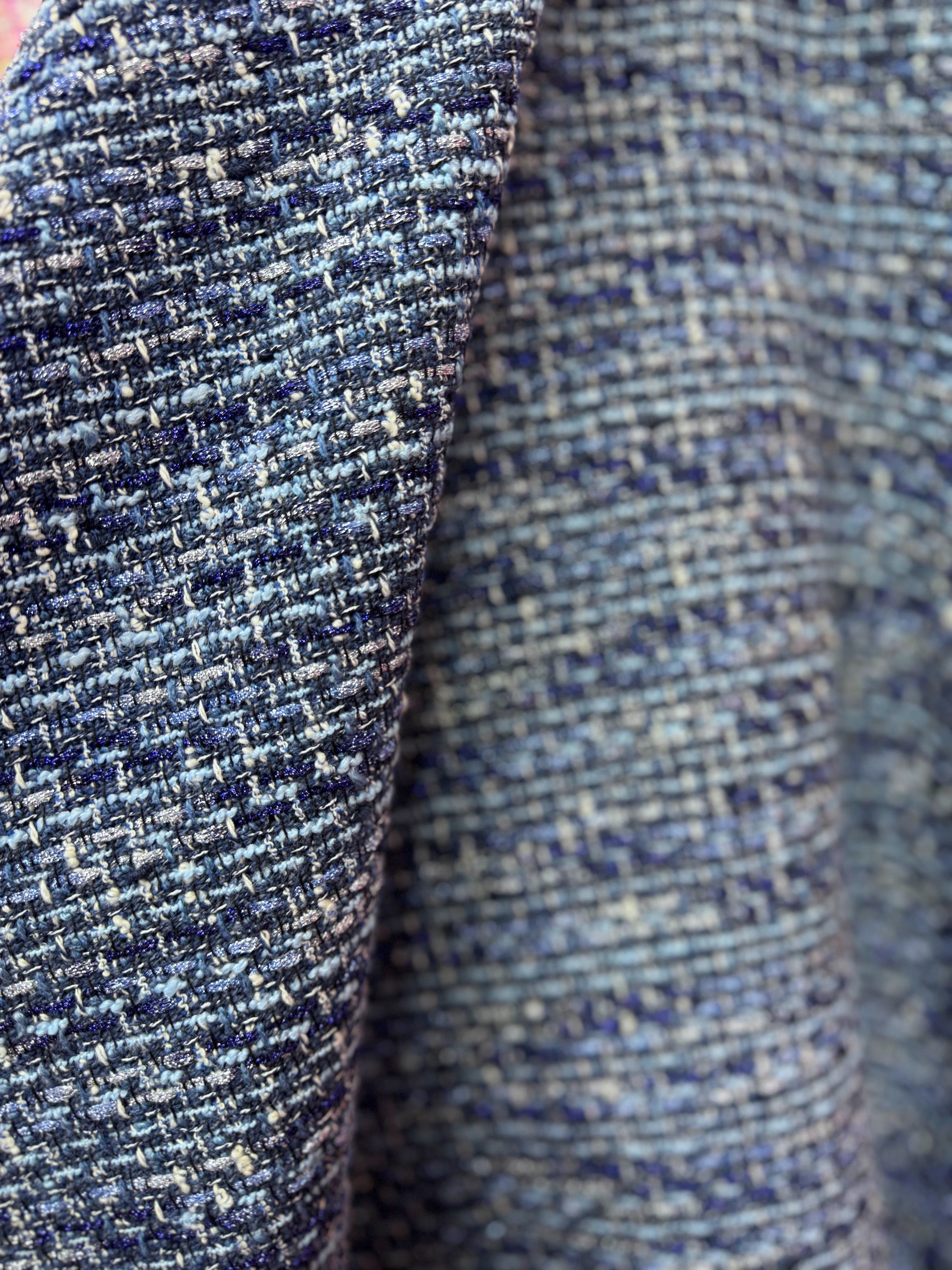 Stofa Tweed Cu Fir Lurex