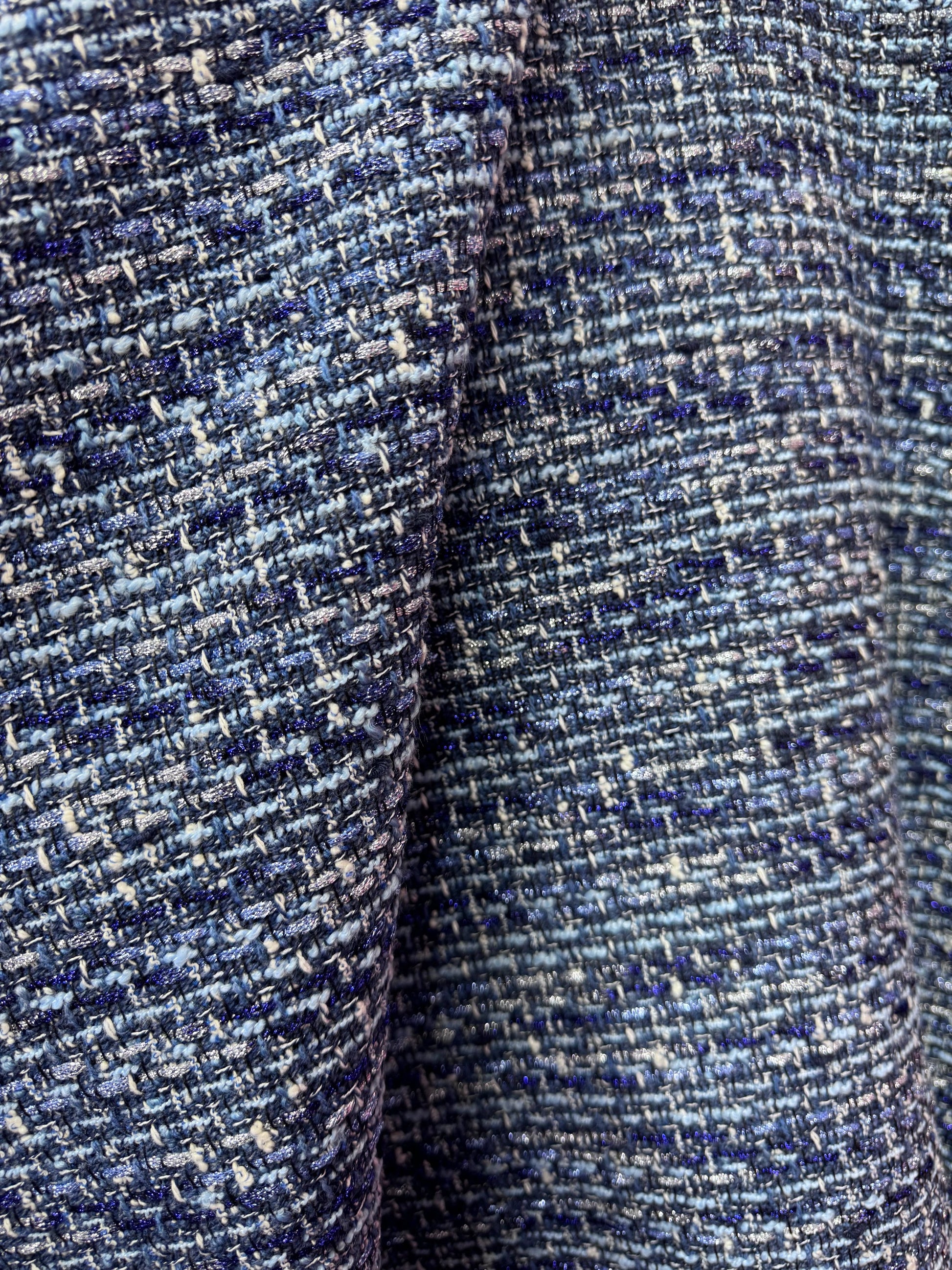 Stofa Tweed Cu Fir Lurex