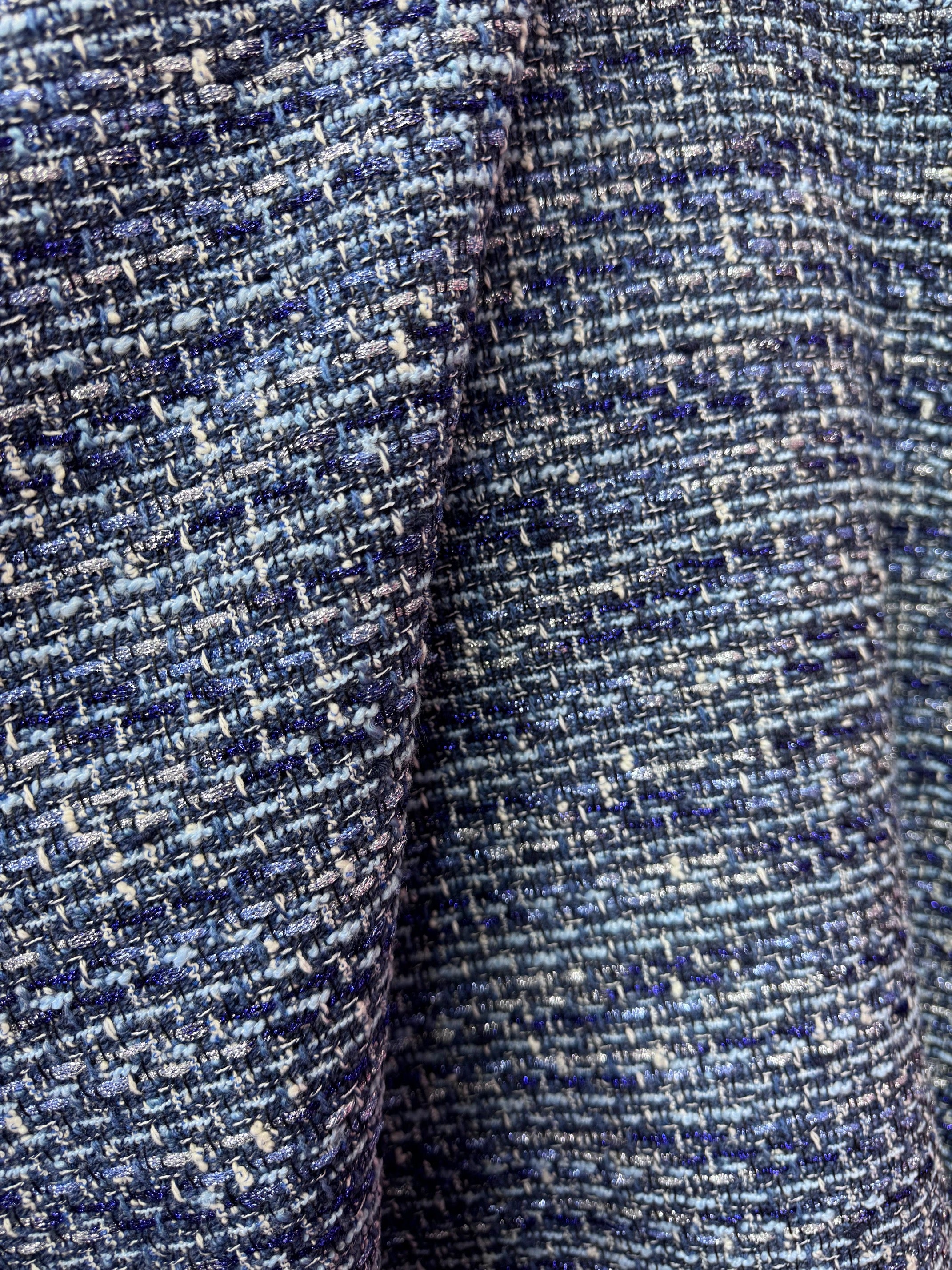 Stofa Tweed Cu Fir Lurex