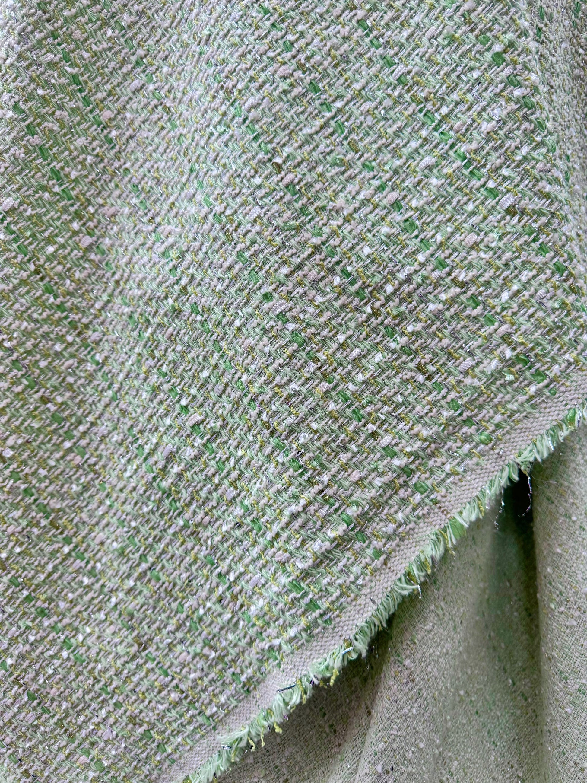 Stofa Tweed Cu Fir Lurex