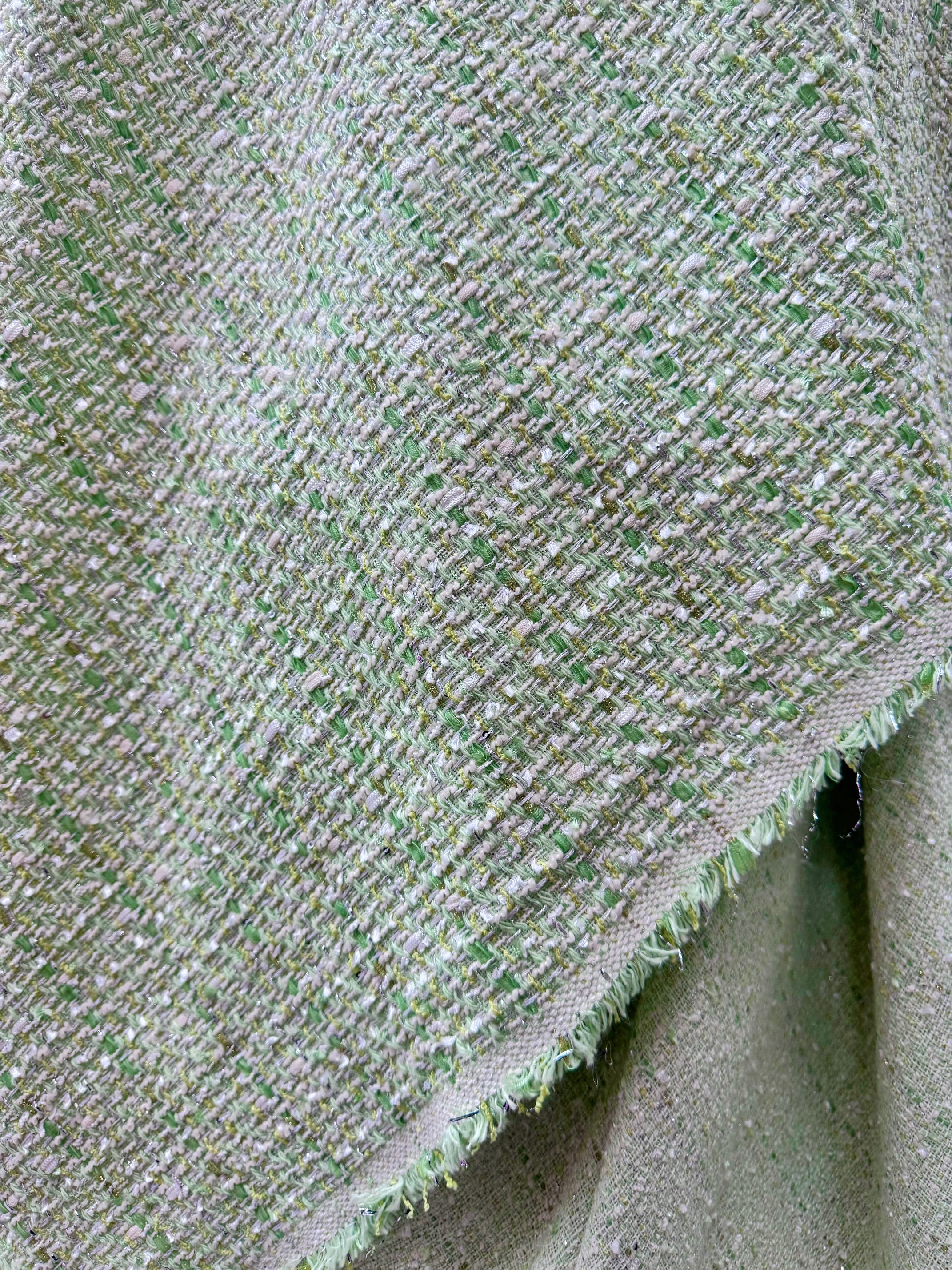 Stofa Tweed Cu Fir Lurex