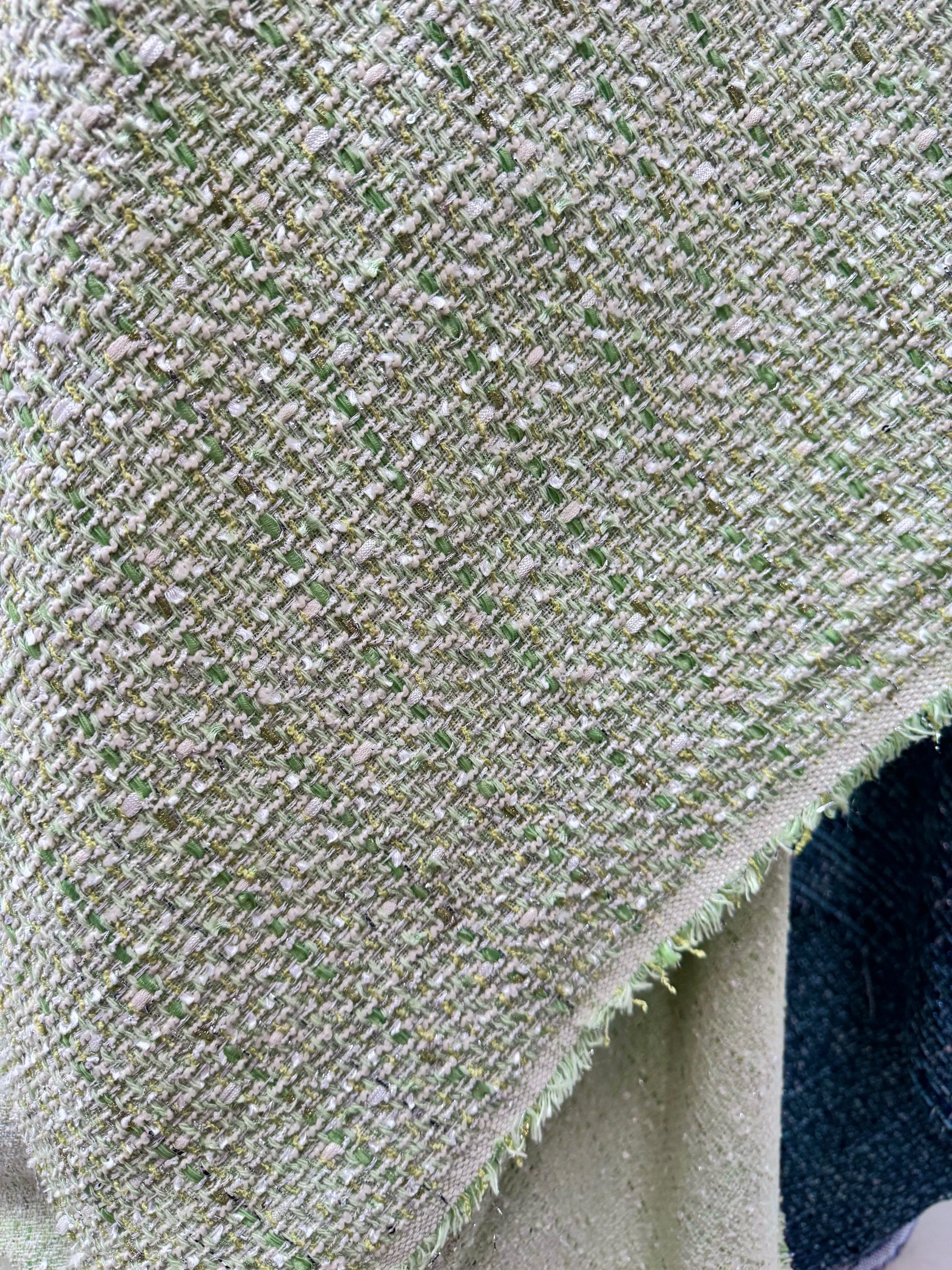 Stofa Tweed Cu Fir Lurex