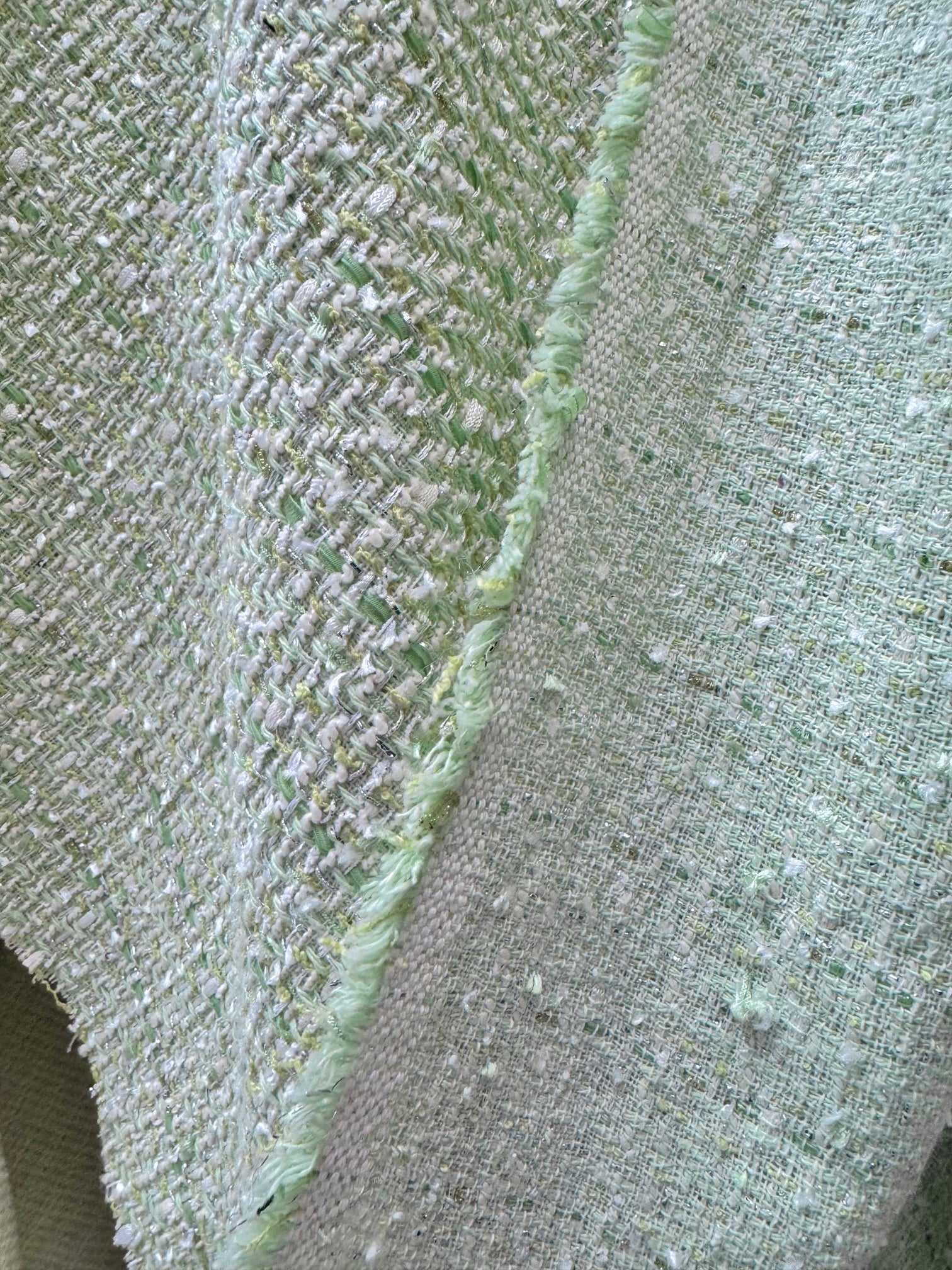 Stofa Tweed Cu Fir Lurex