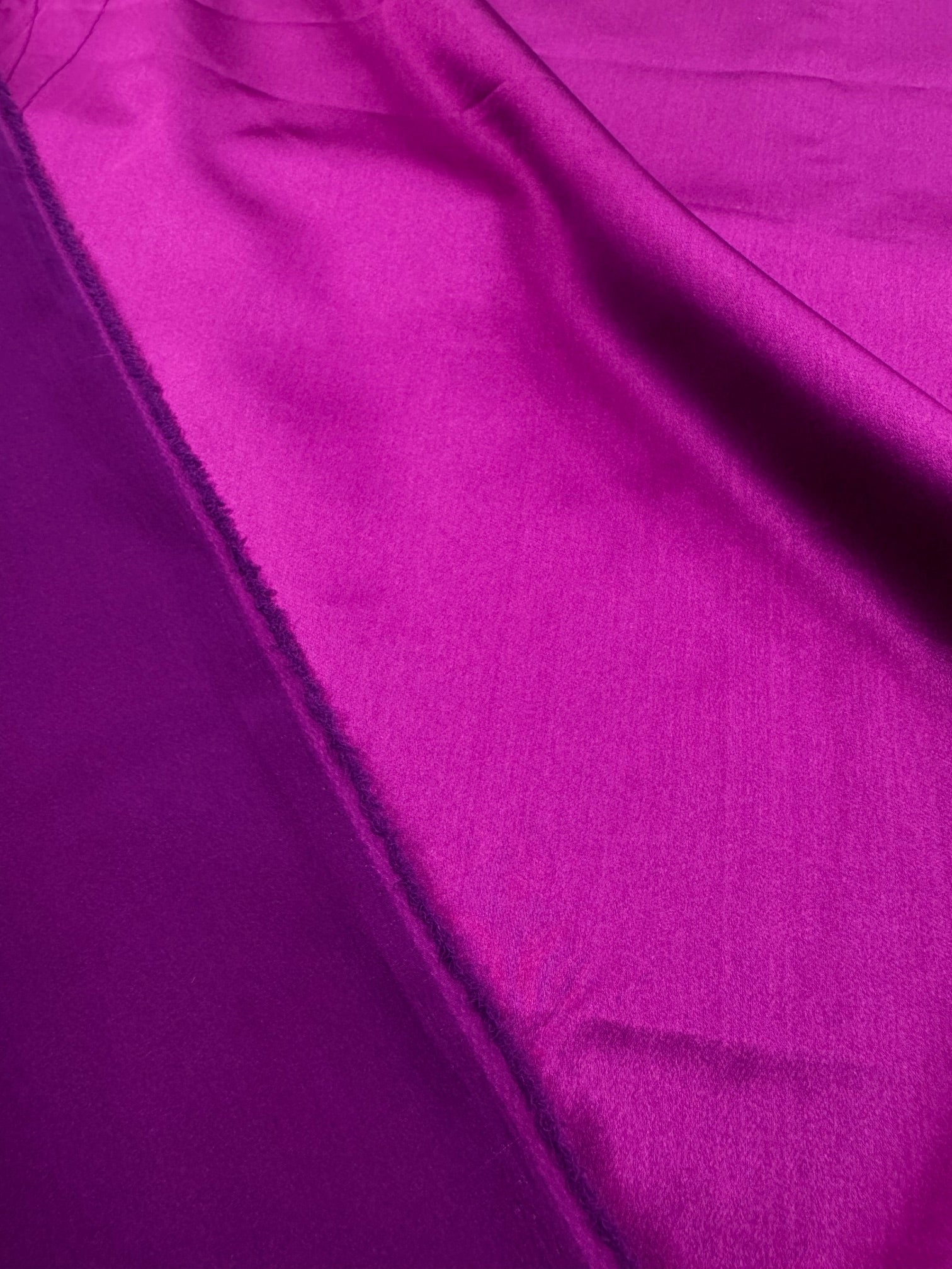 Saten De Matase Naturala, Magenta