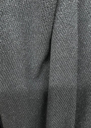 Tricot Gri Cu Fir Lame Argintiu