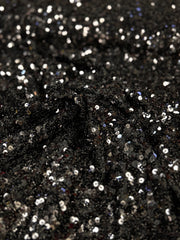 Paiete Negre Pe Tull Elastic Negru