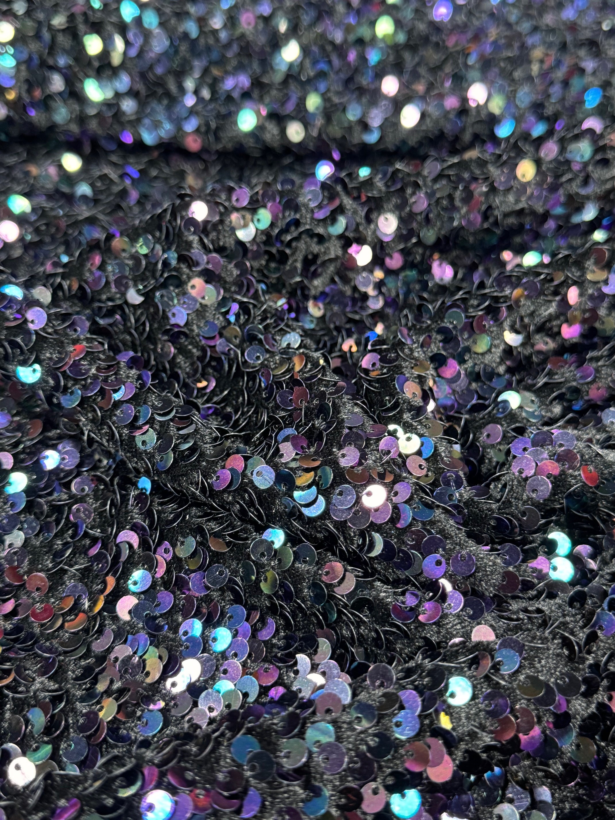 Paiete Pe Catifea Elastica Neagra