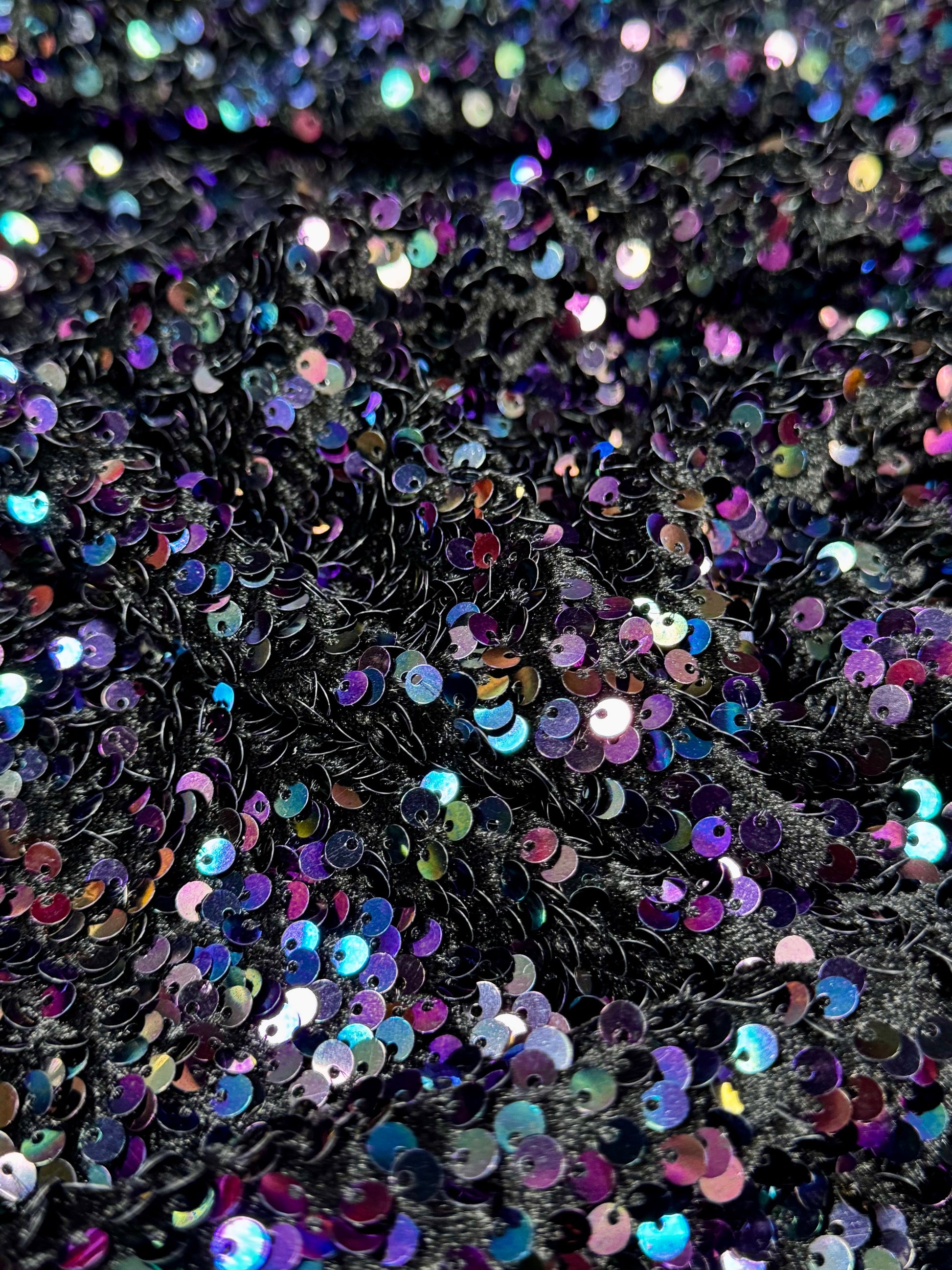 Paiete Pe Catifea Elastica Neagra